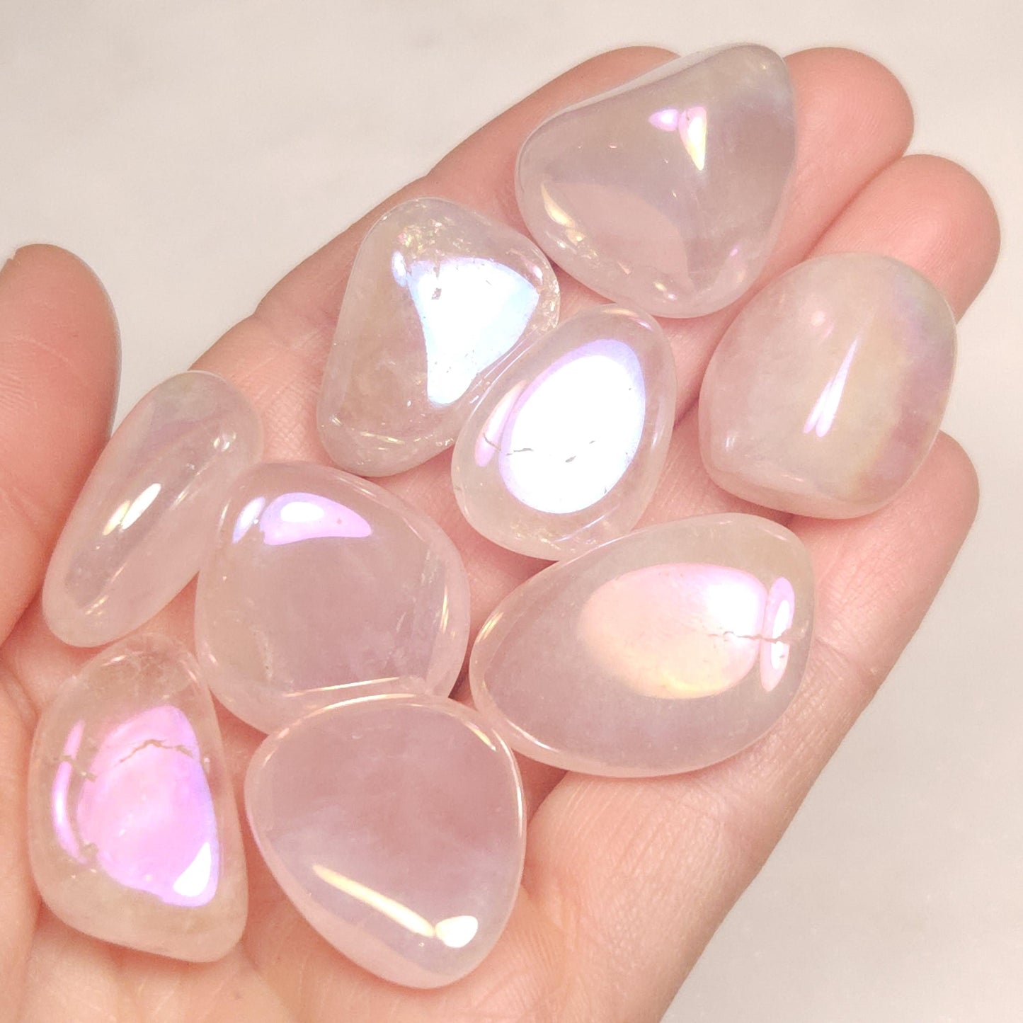 Aura Rose Quartz Crystal