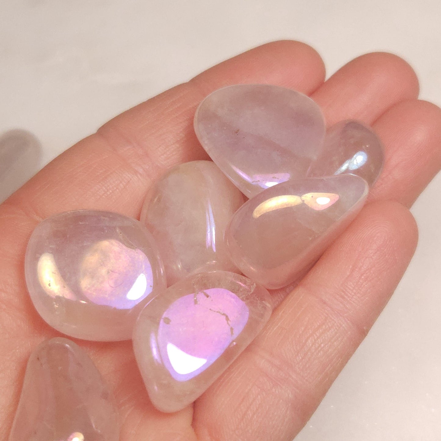 Aura Rose Quartz Crystal