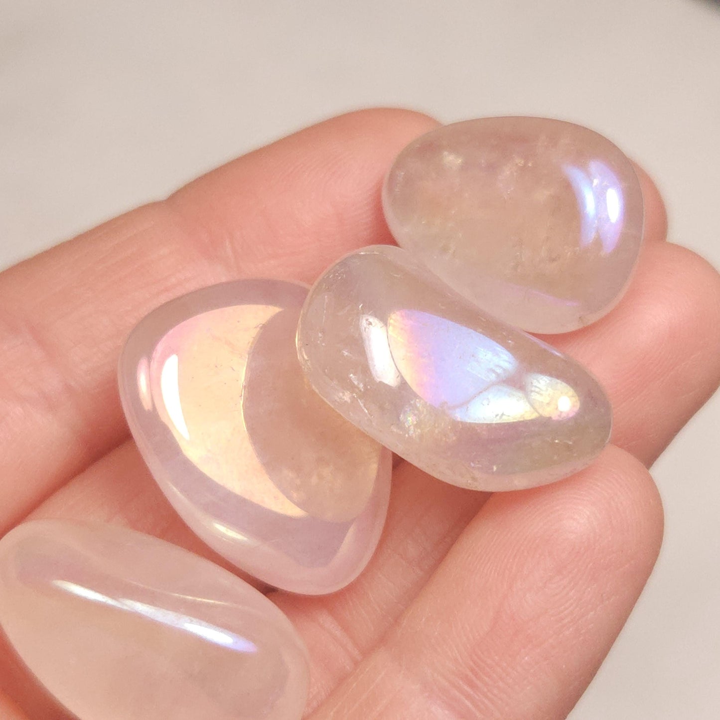 Aura Rose Quartz Crystal