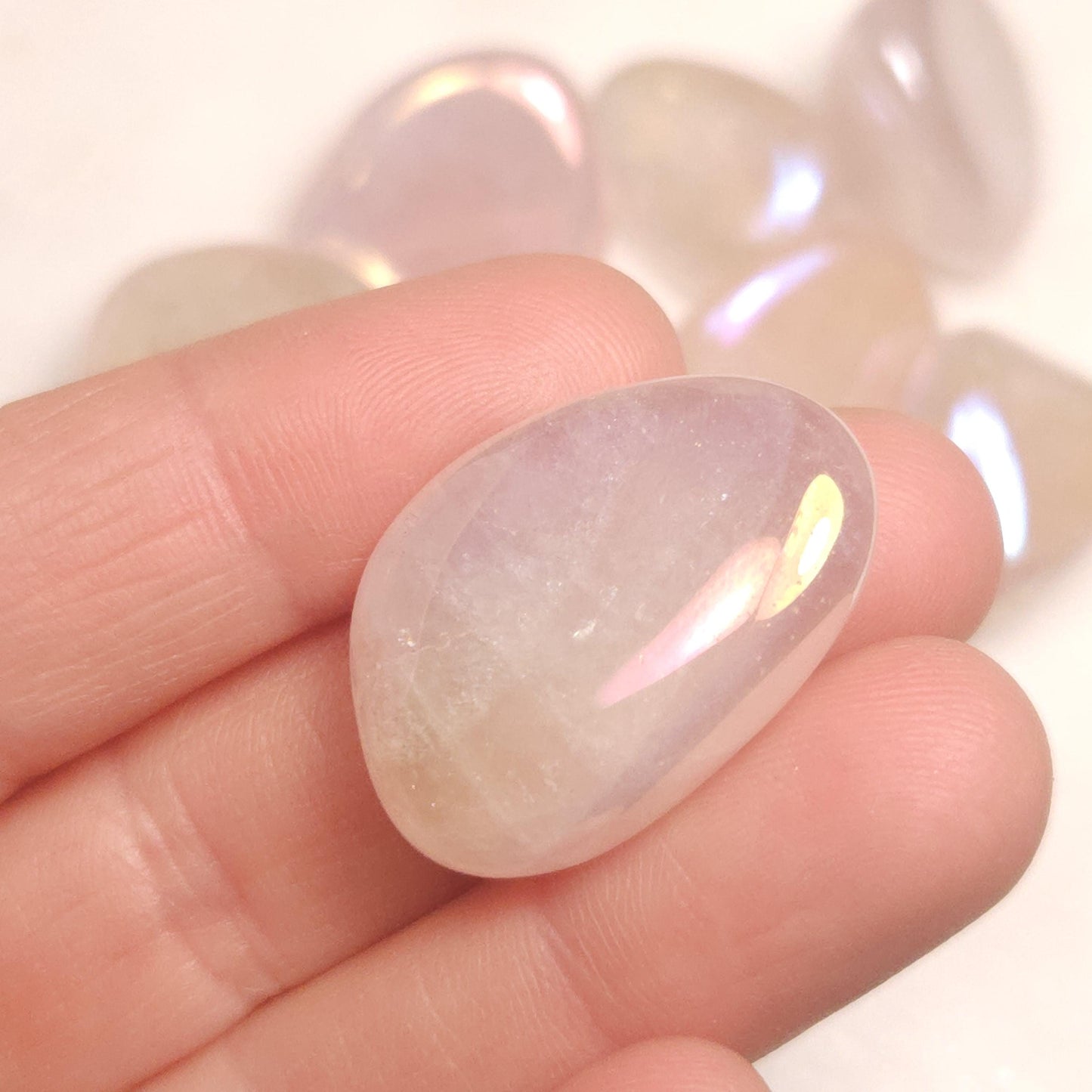 Aura Rose Quartz Crystal
