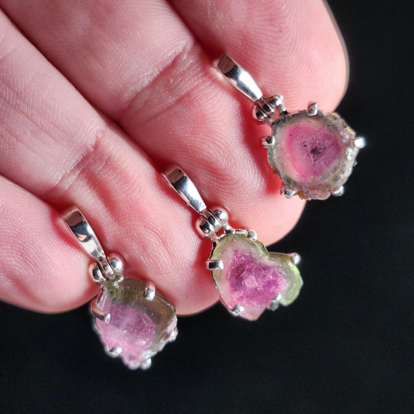 Watermelon Tourmaline Pendant