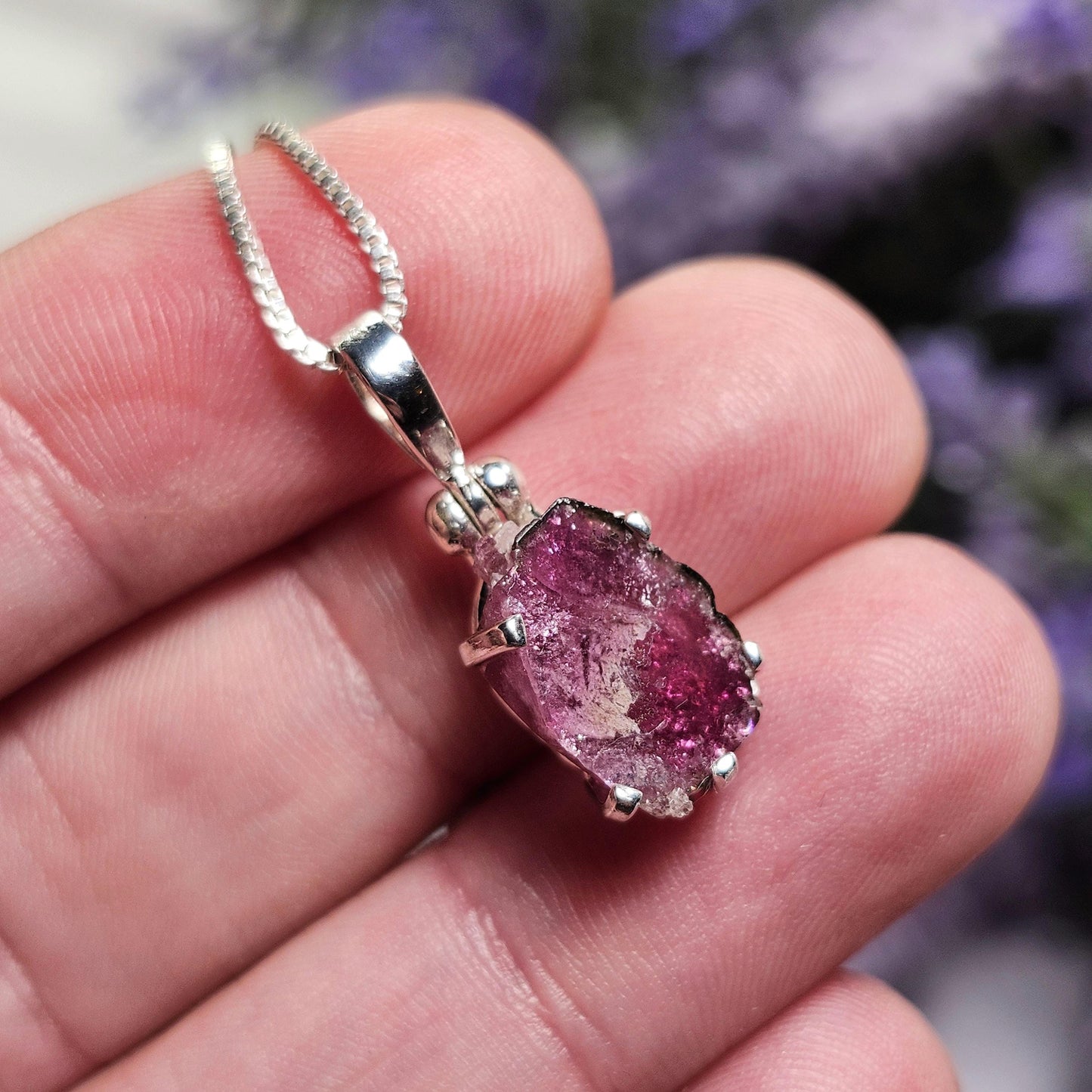 Pink Tourmaline Pendant