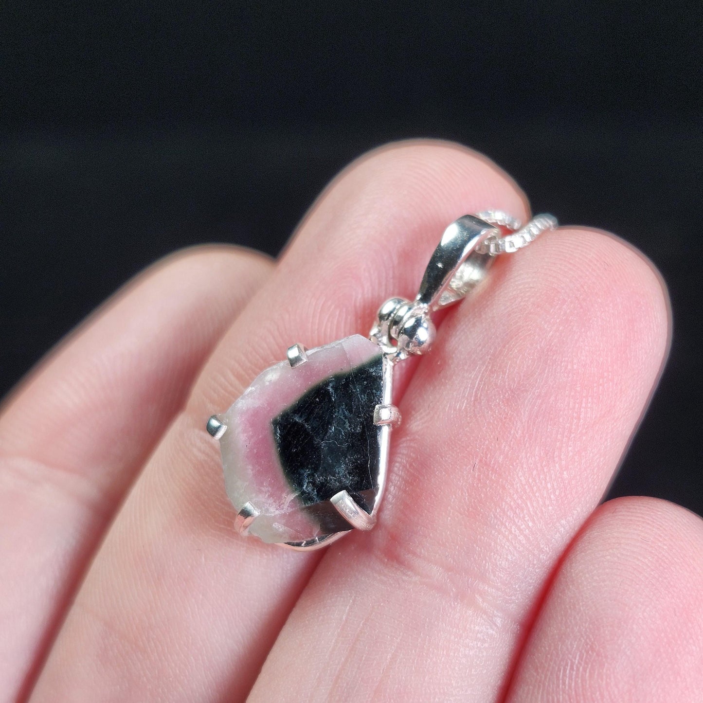 Watermelon Tourmaline Pendant