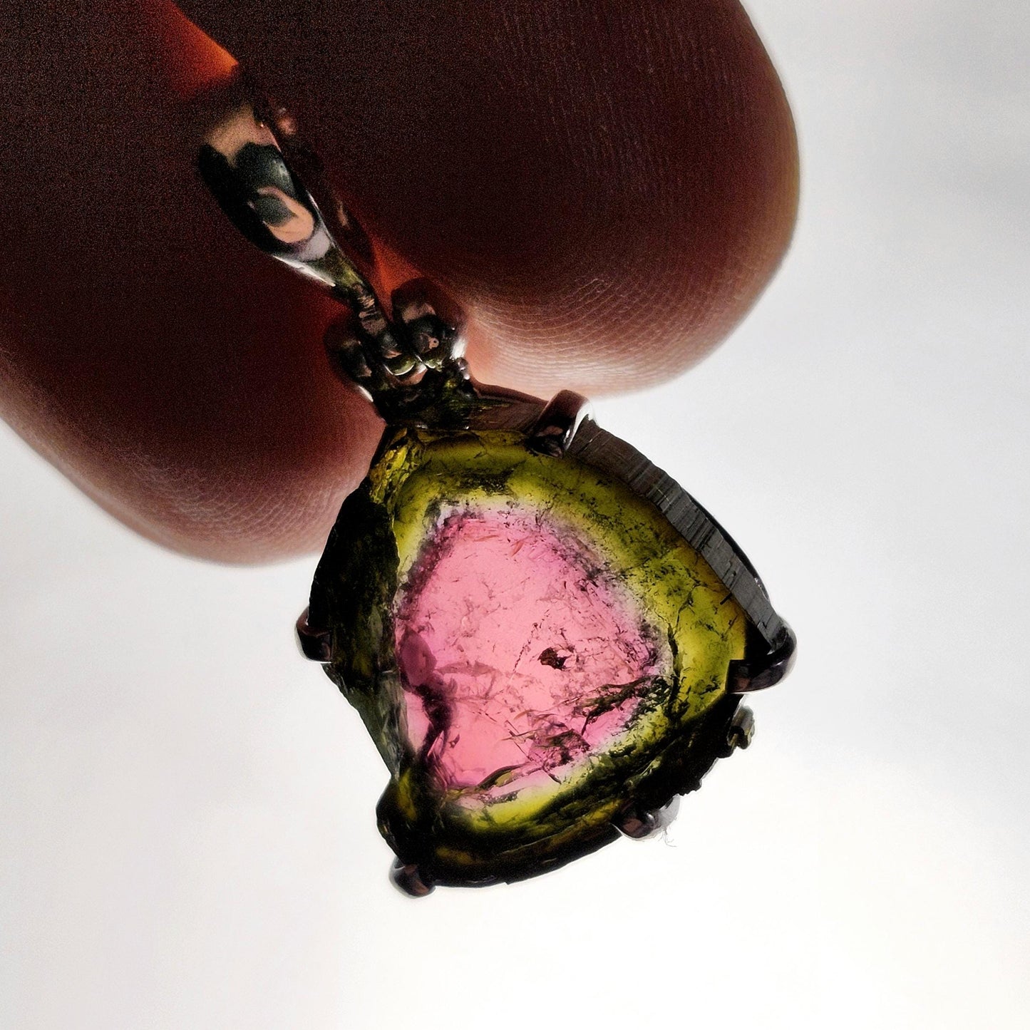 Watermelon Tourmaline Pendant