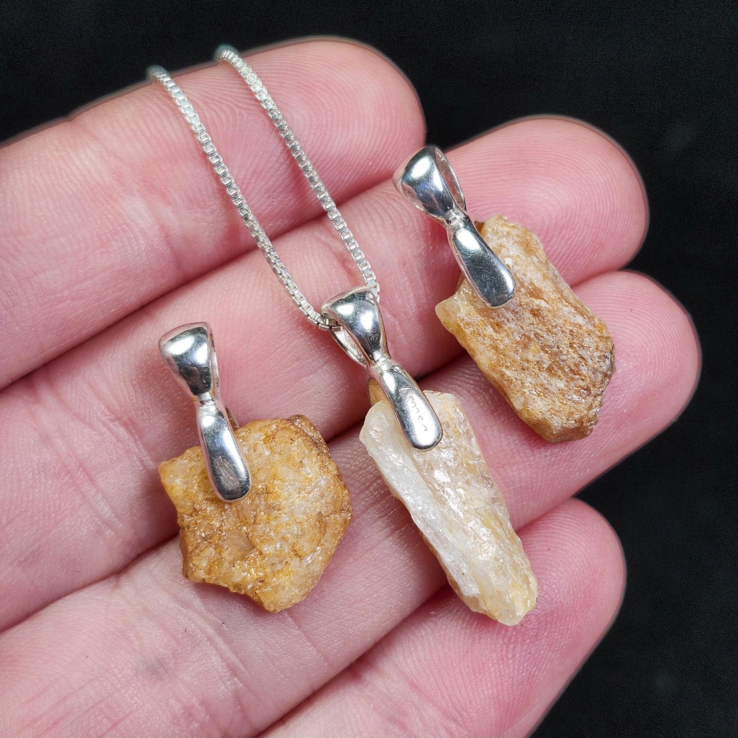 Golden Phenacite Pendant