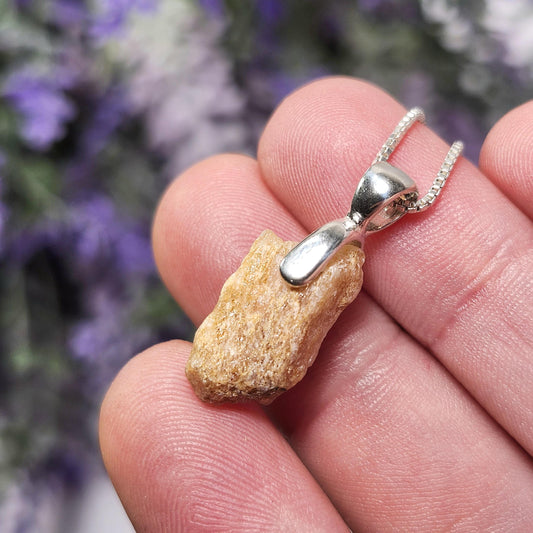 Golden Phenacite Pendant