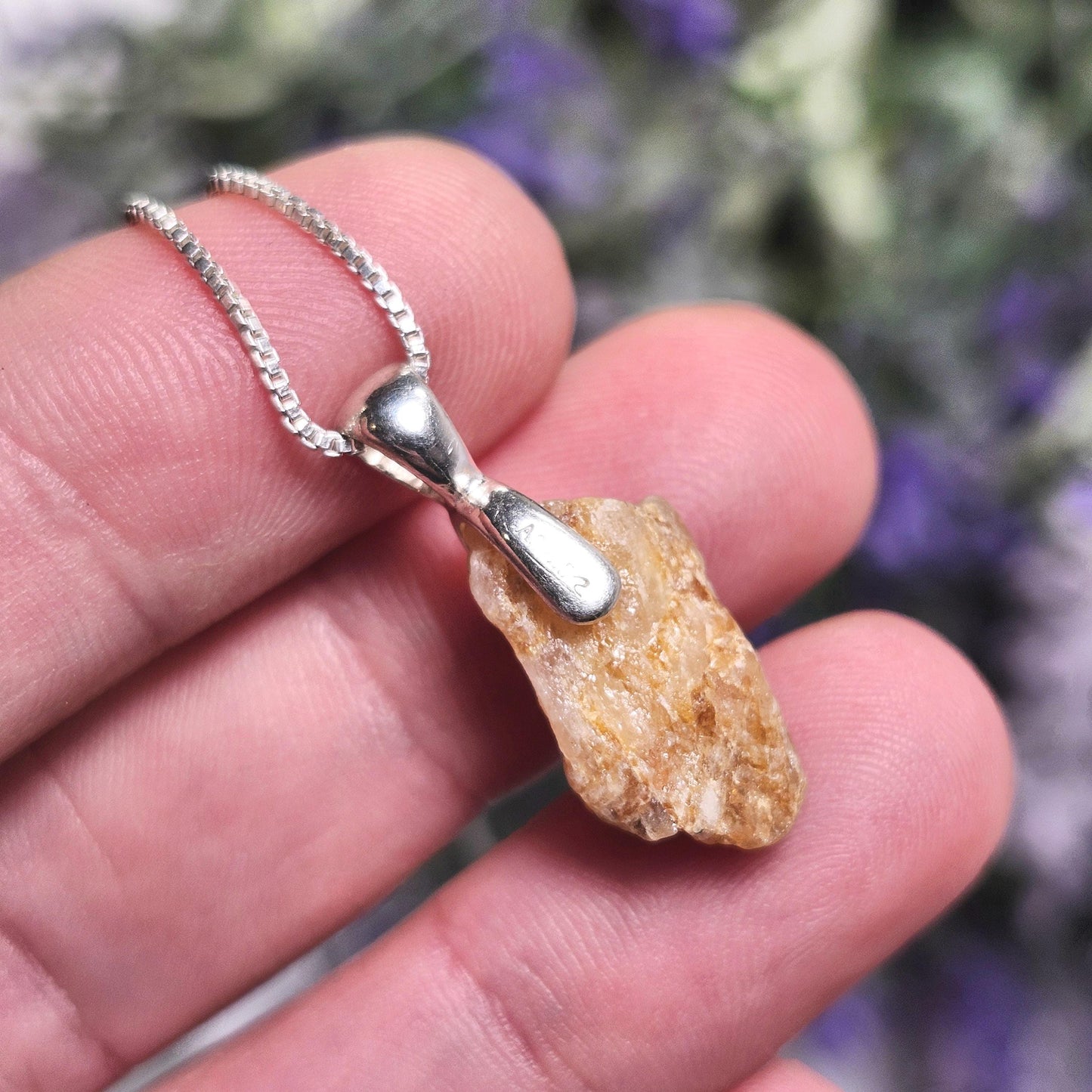 Golden Phenacite Pendant