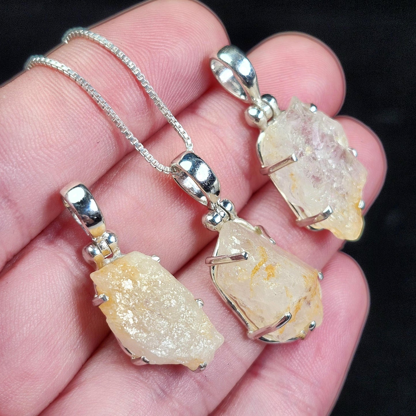 Golden Phenacite Pendant