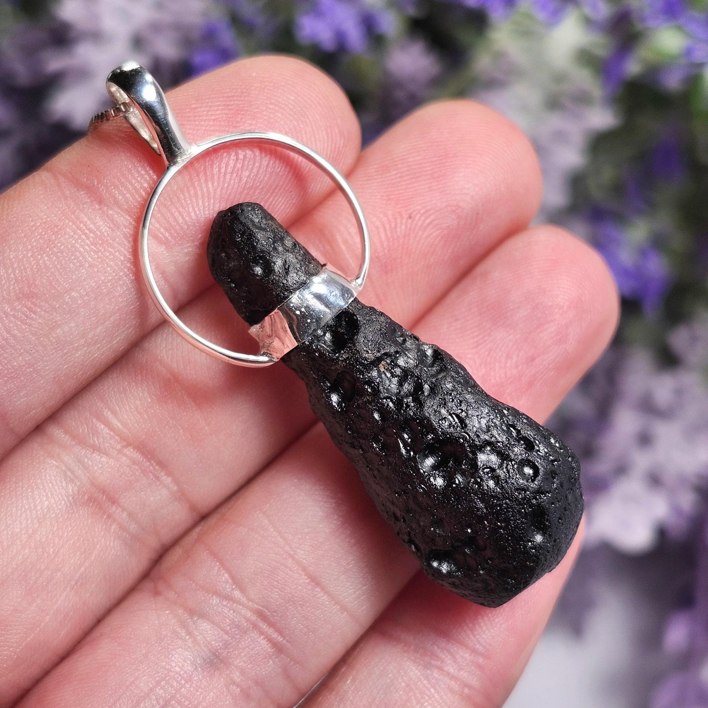 Tibetan Tektite Pendant