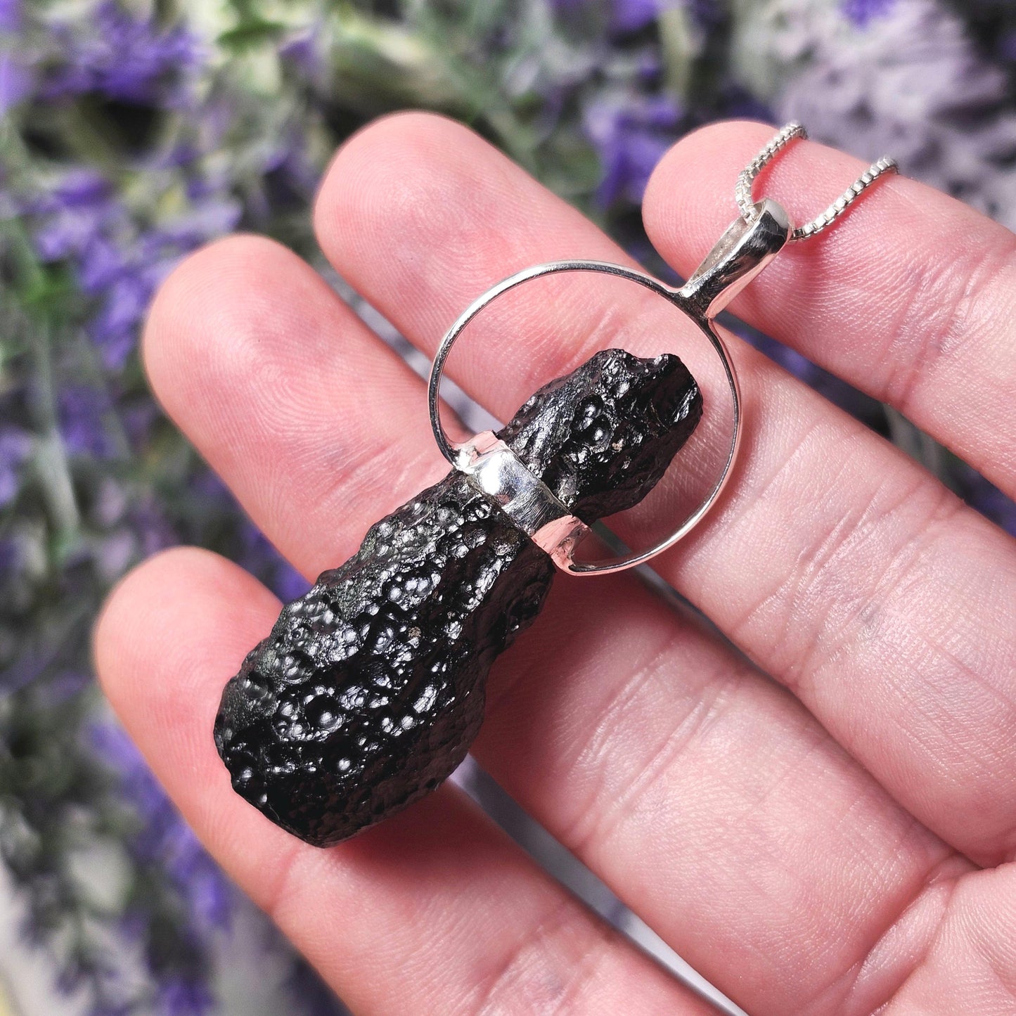 Tibetan Tektite Pendant