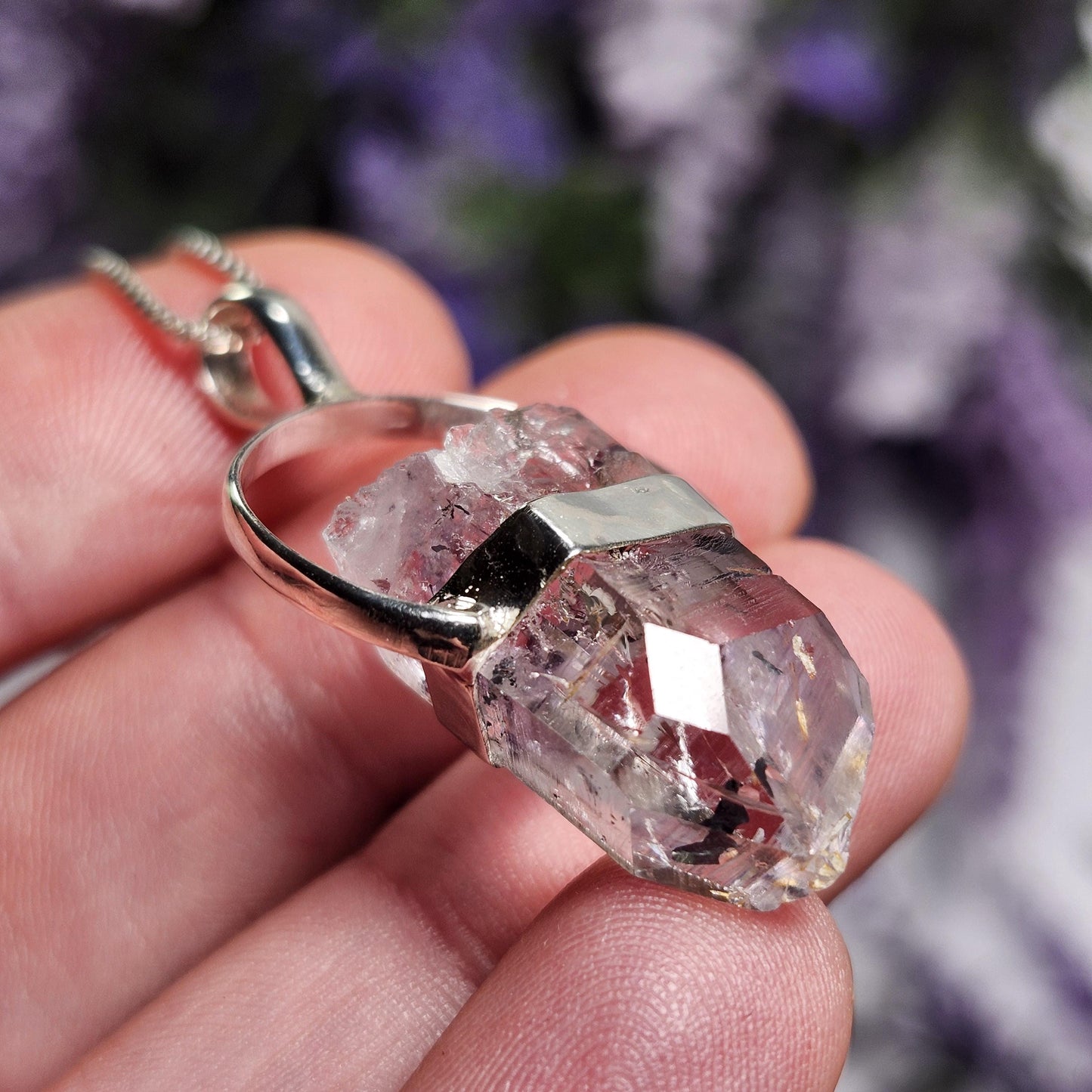 Brandberg Quartz Pendant