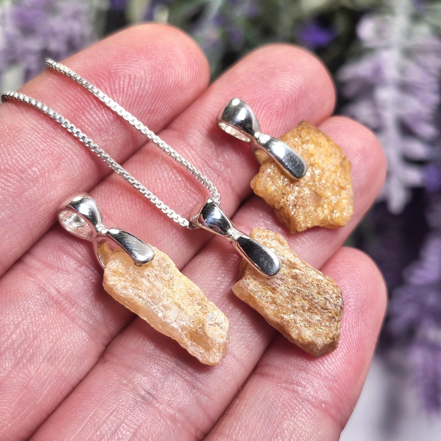 Golden Phenacite Pendant