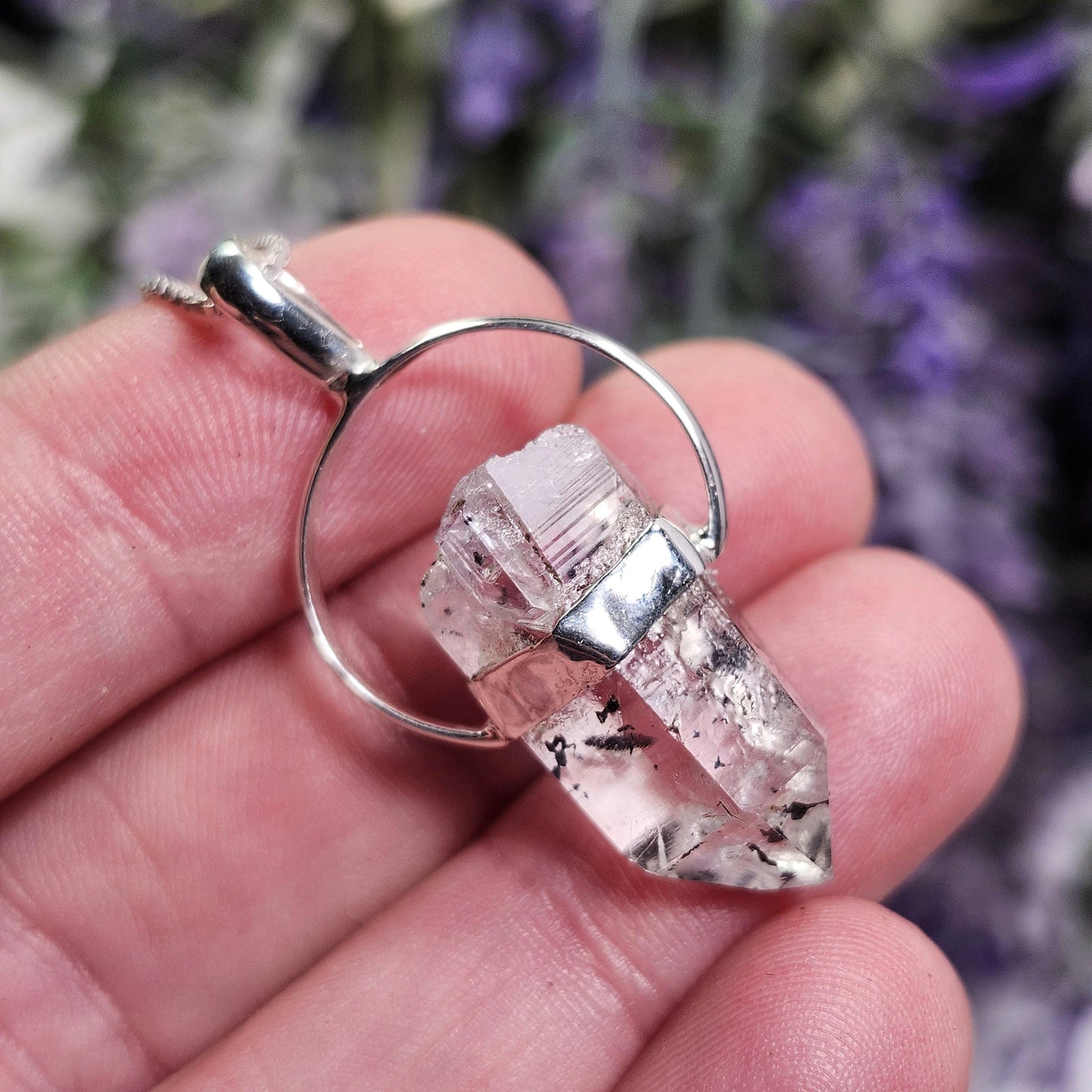 Brandberg Quartz Pendant