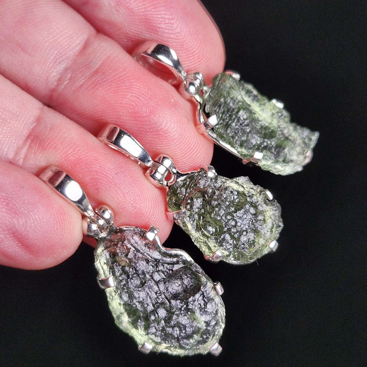 Moldavite Pendant