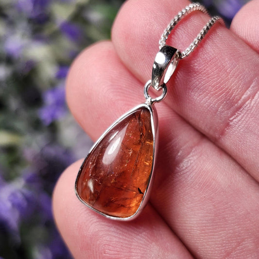 Spessartine Garnet Pendant