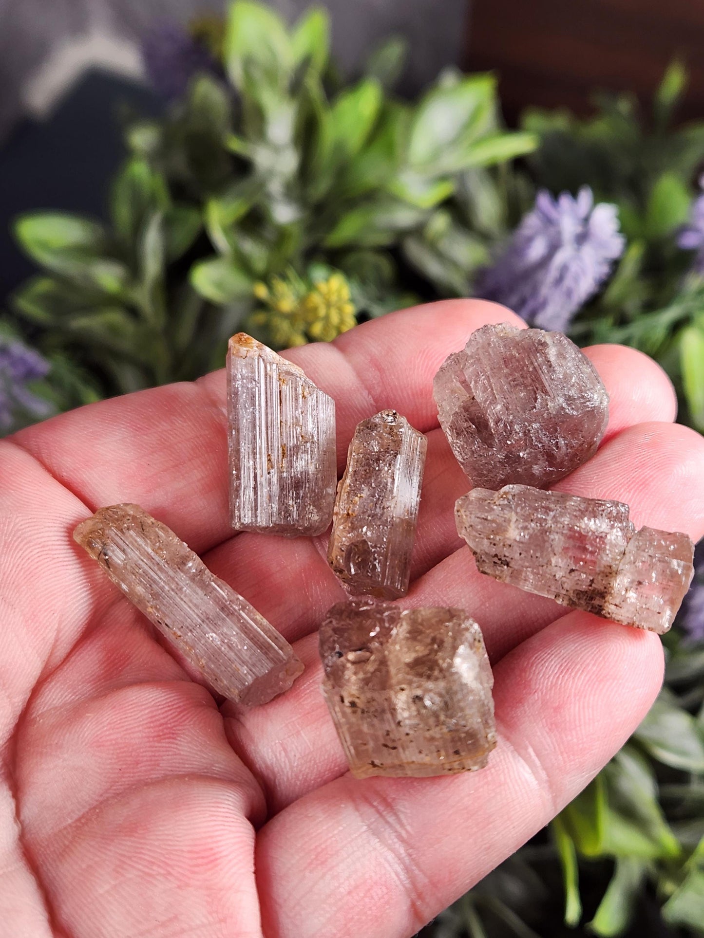 Golden Lavender Scapolite Stone
