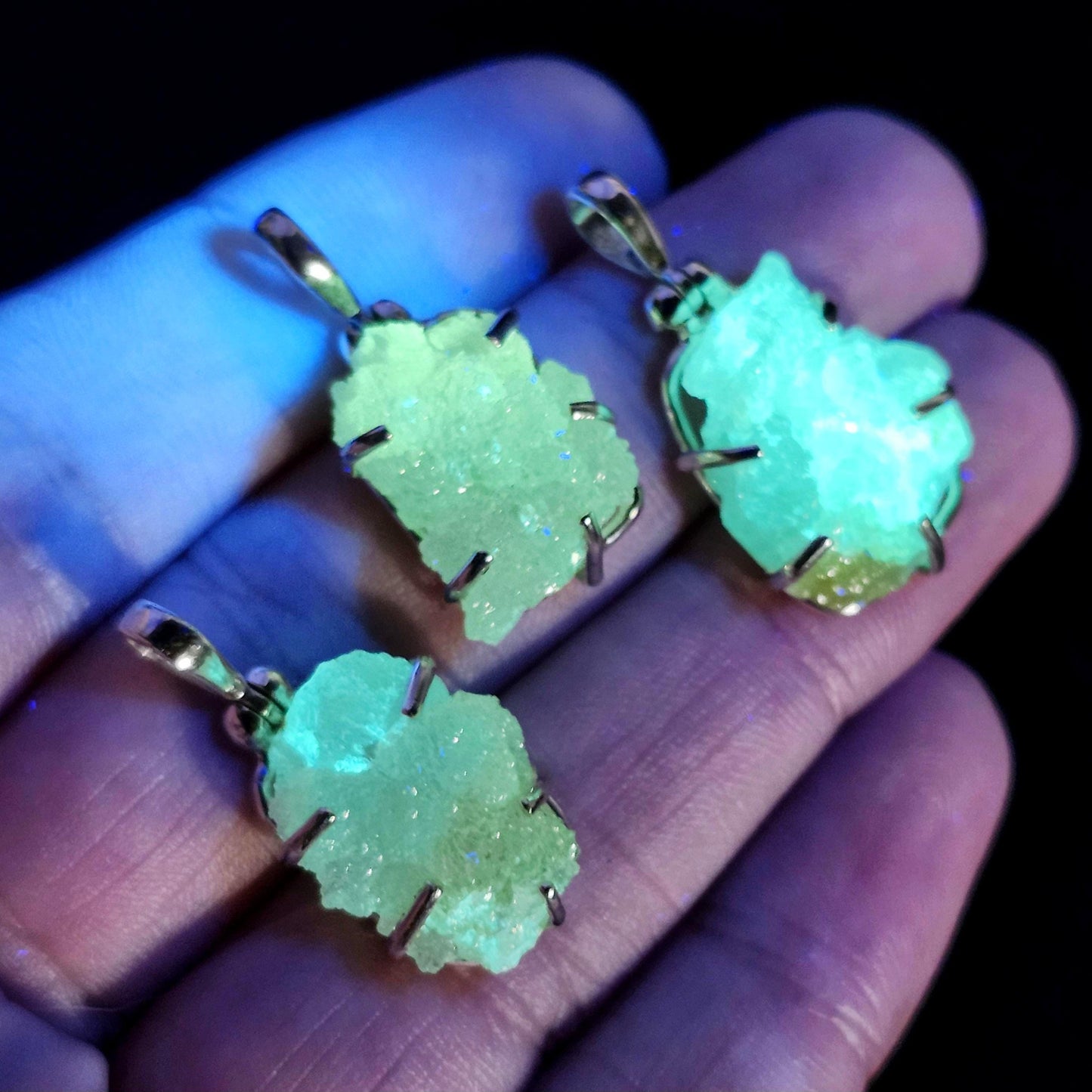 Blue Zincite Pendant