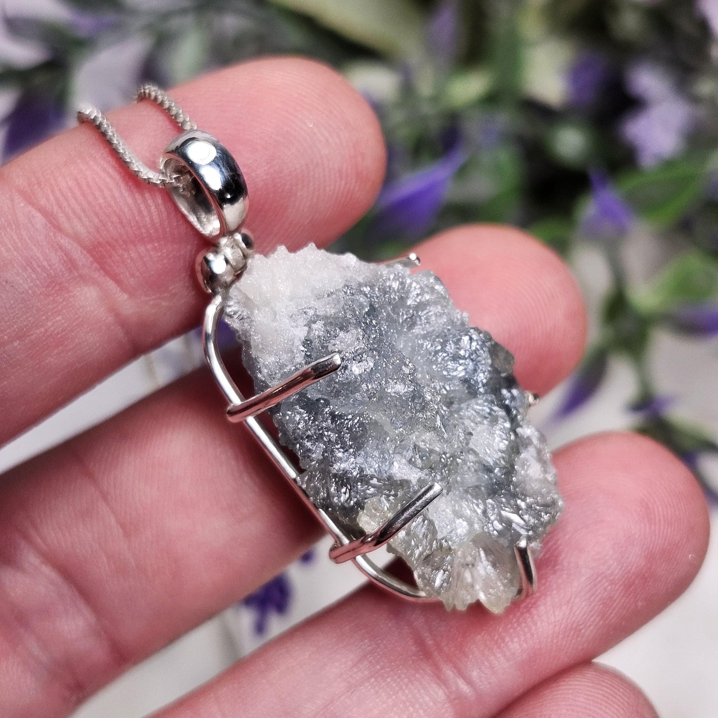 Blue Zincite Pendant