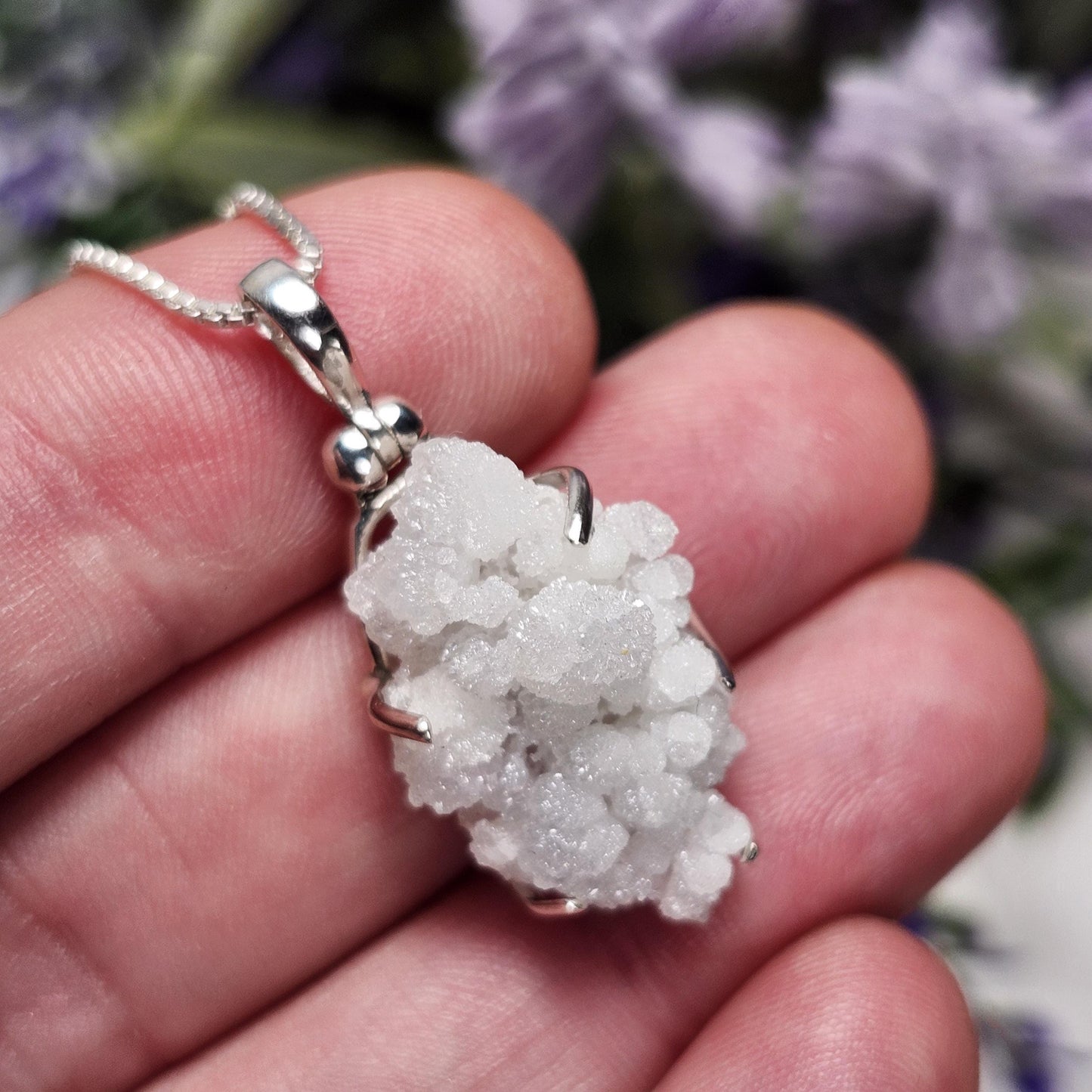 Hydrozincite Pendant