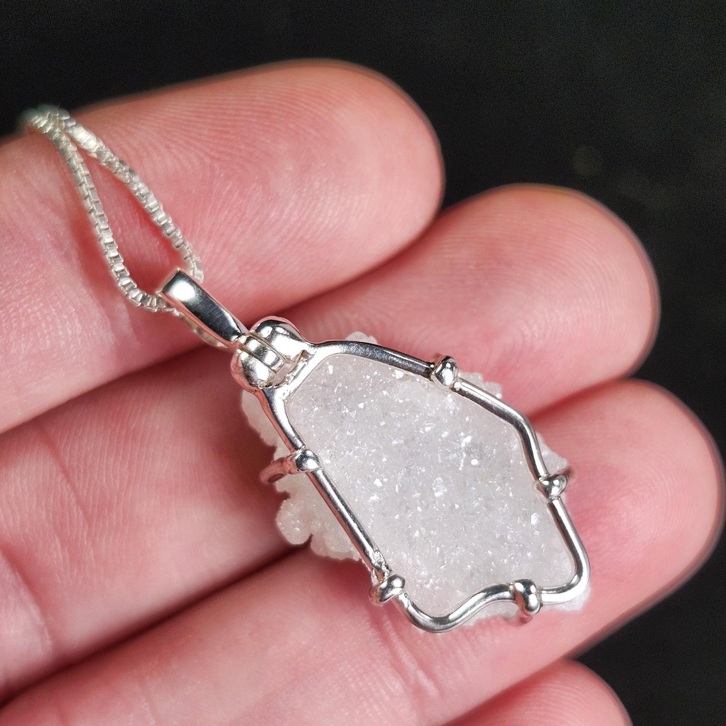 Hydrozincite Pendant