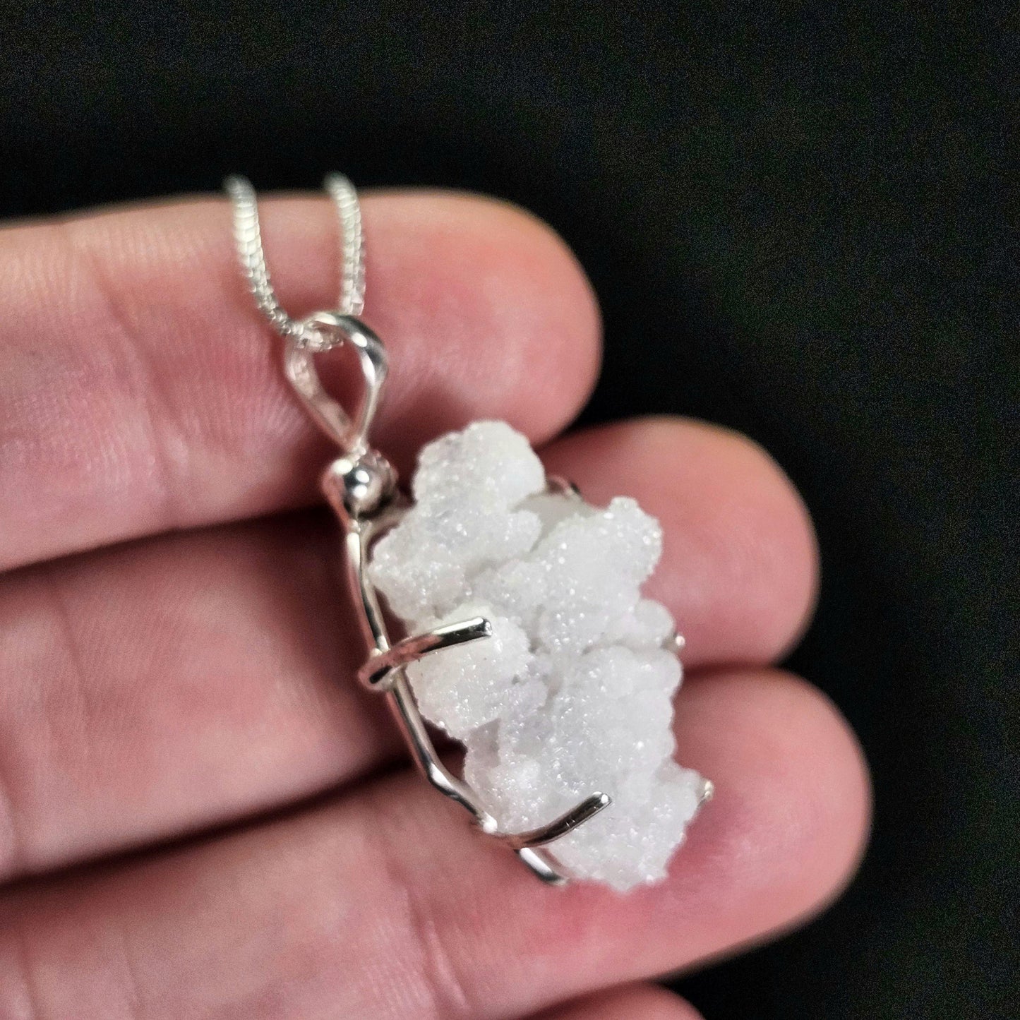 Hydrozincite Pendant