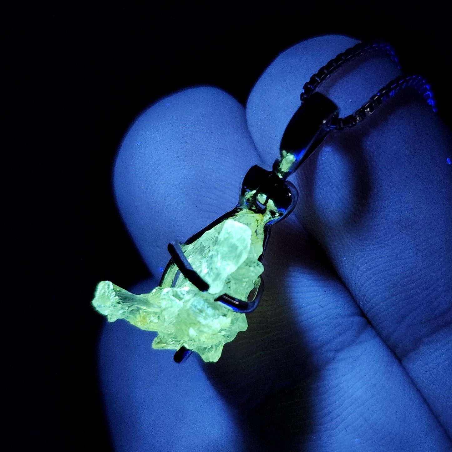 Yellow Zincite Pendant