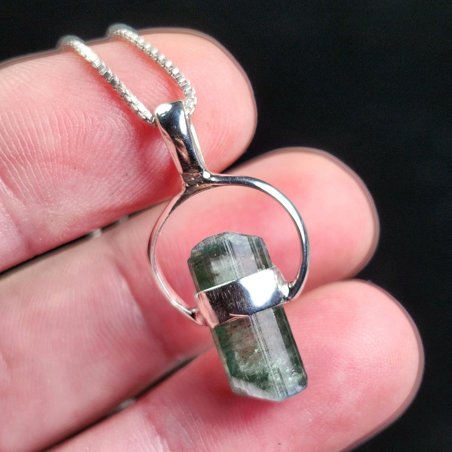 Green Tourmaline Pendant