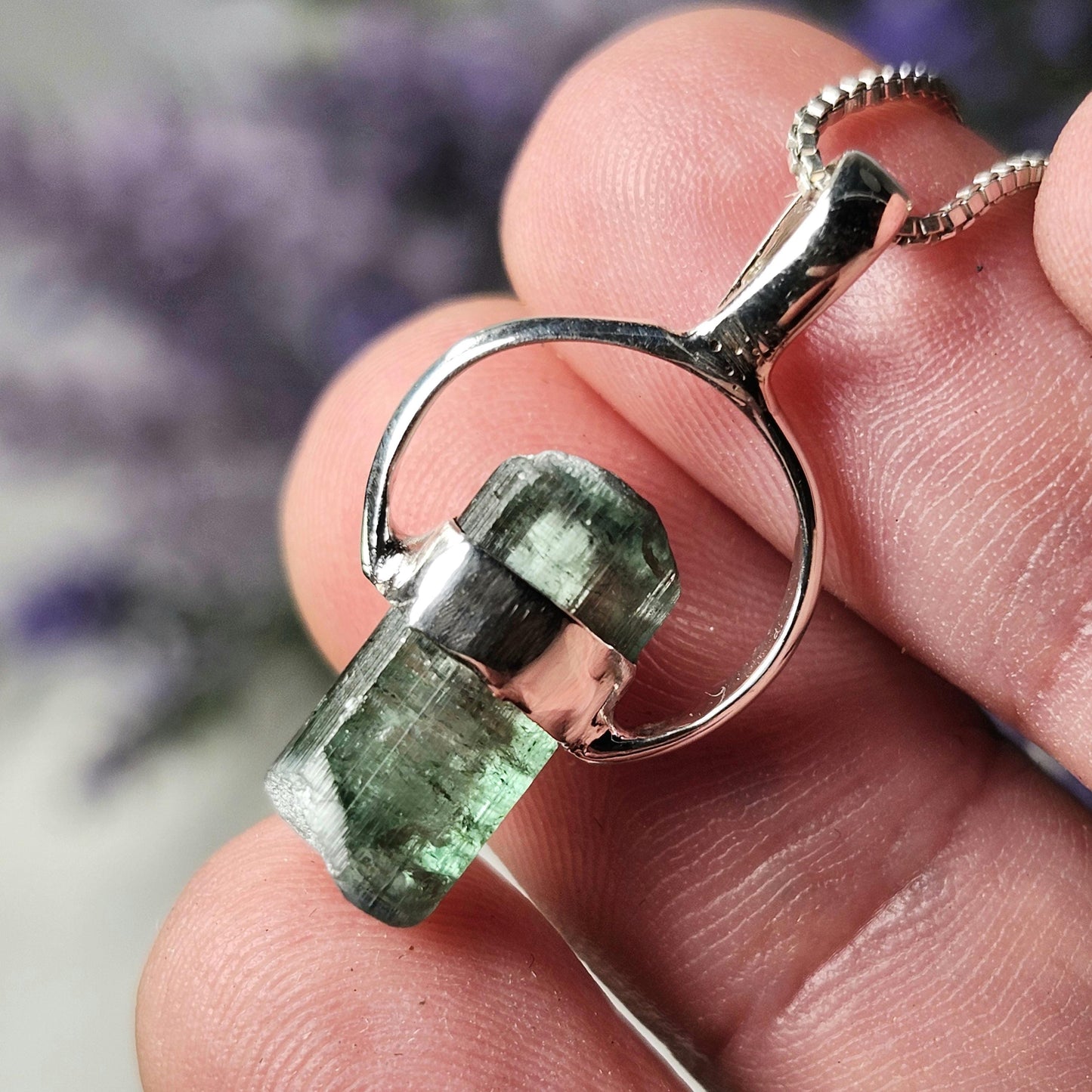 Green Tourmaline Pendant