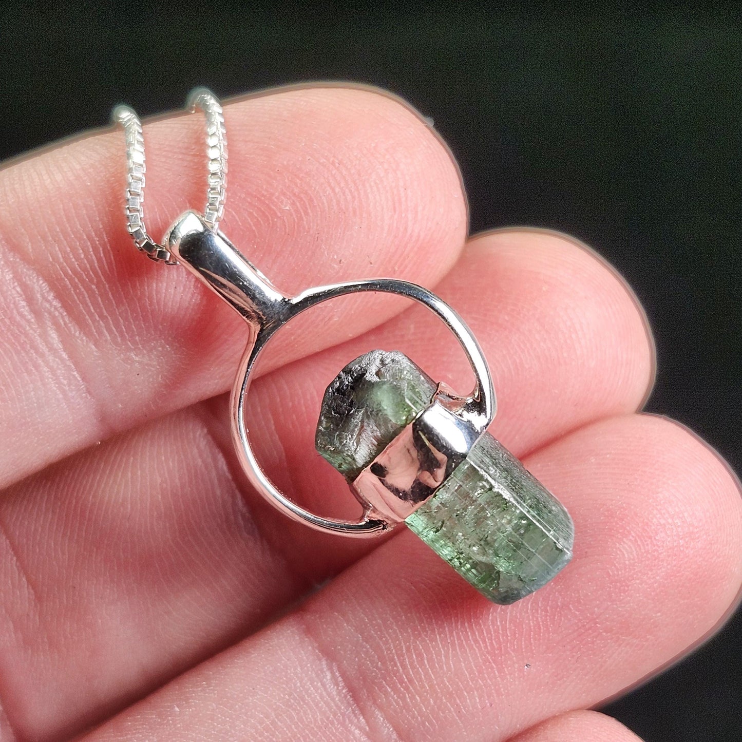 Green Tourmaline Pendant