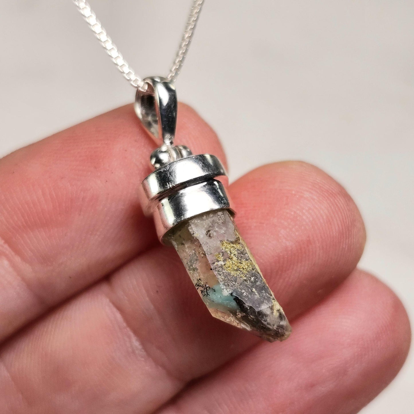 Ajoite Pendant