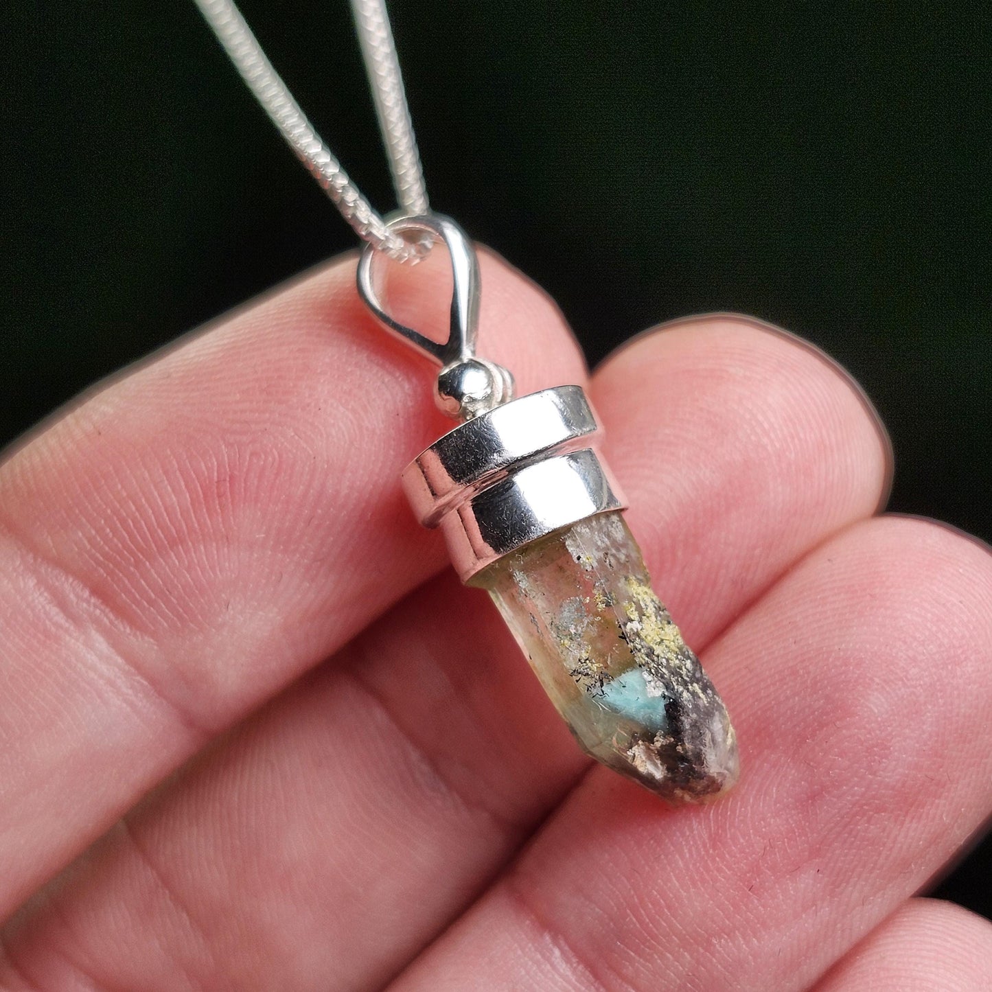 Ajoite Pendant