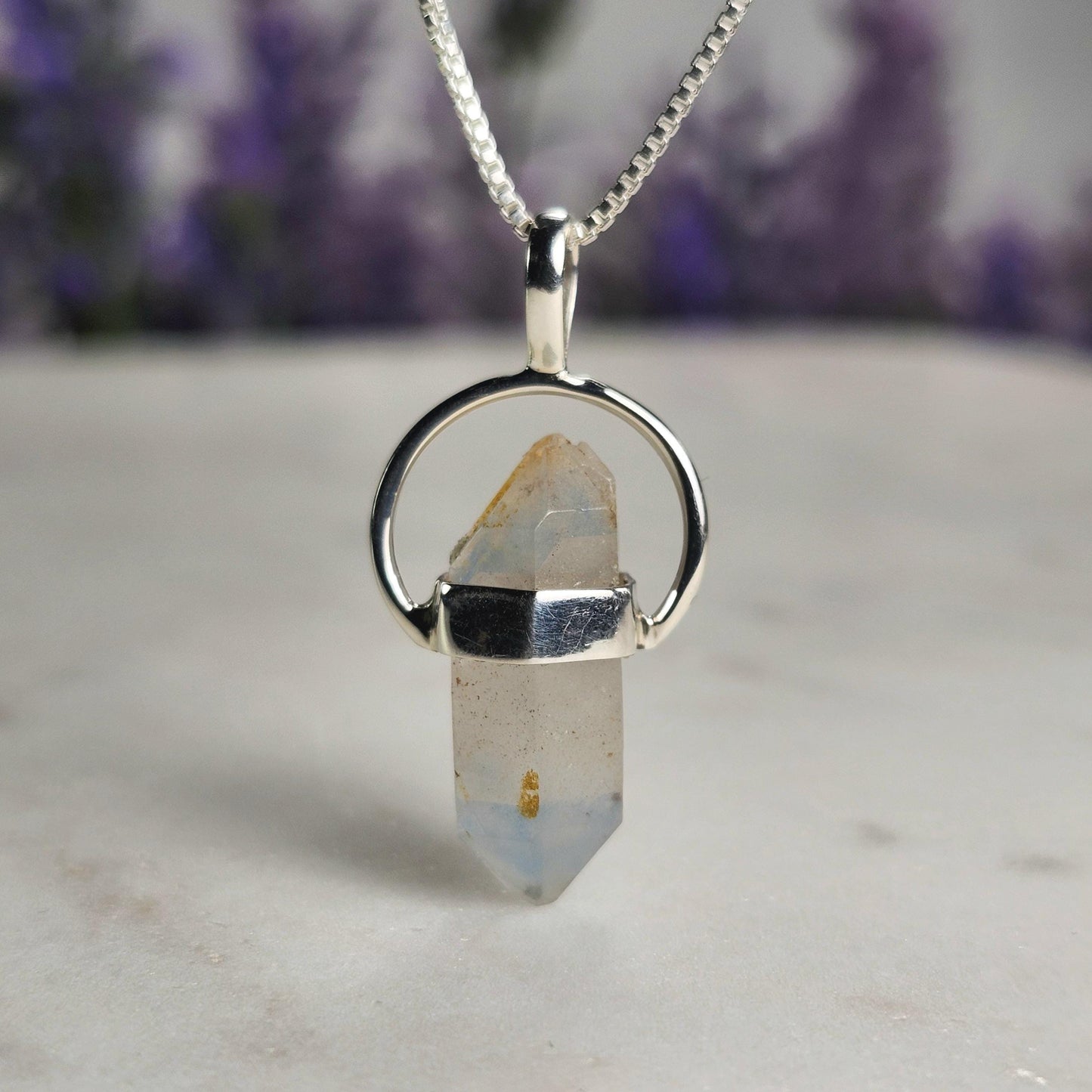 Papagoite Crystal Pendant