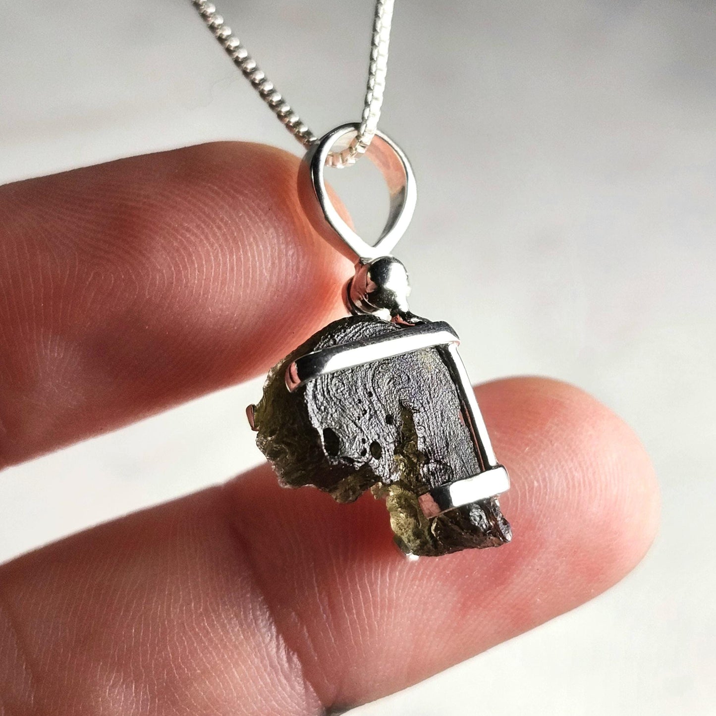 Moldavite Pendant