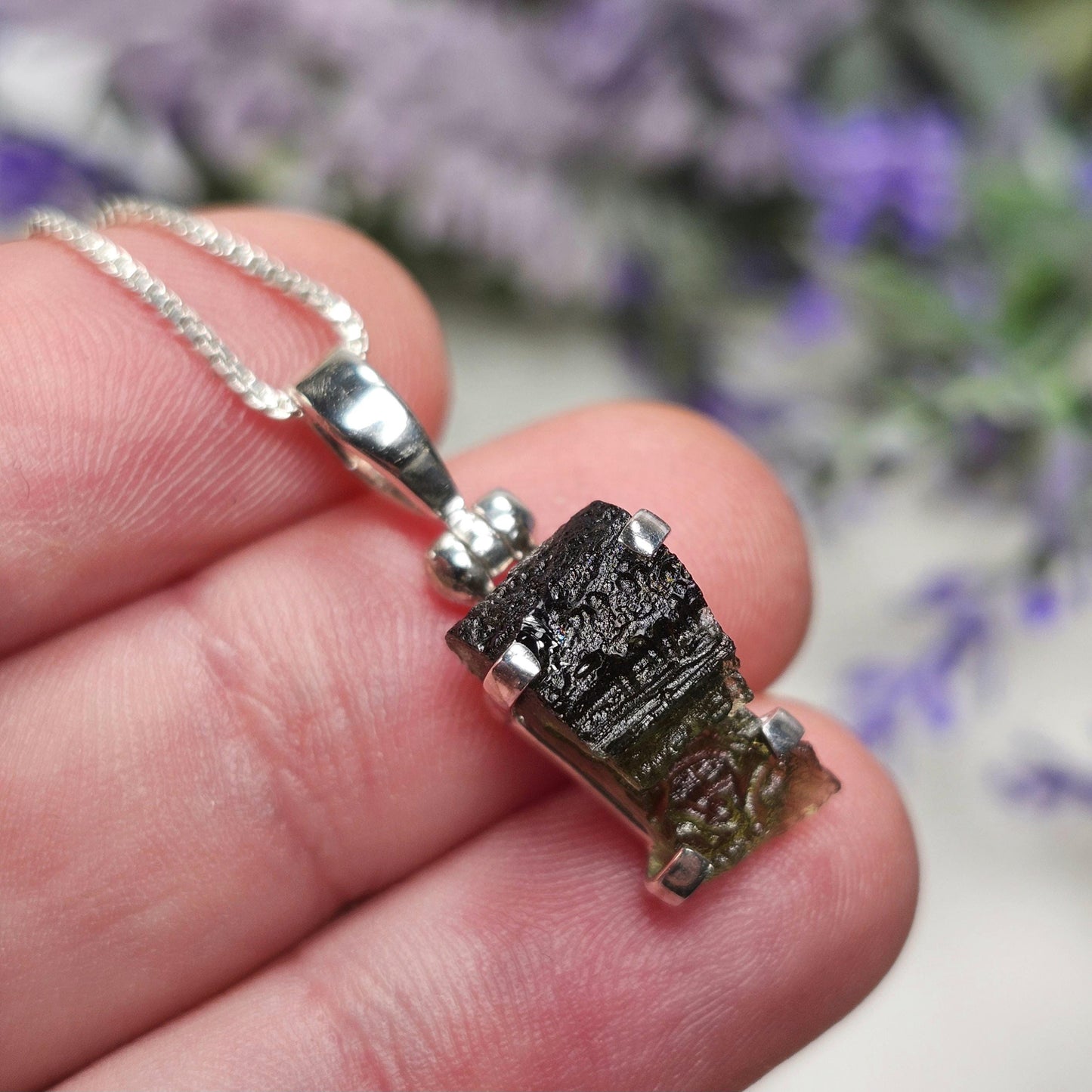 Moldavite Pendant