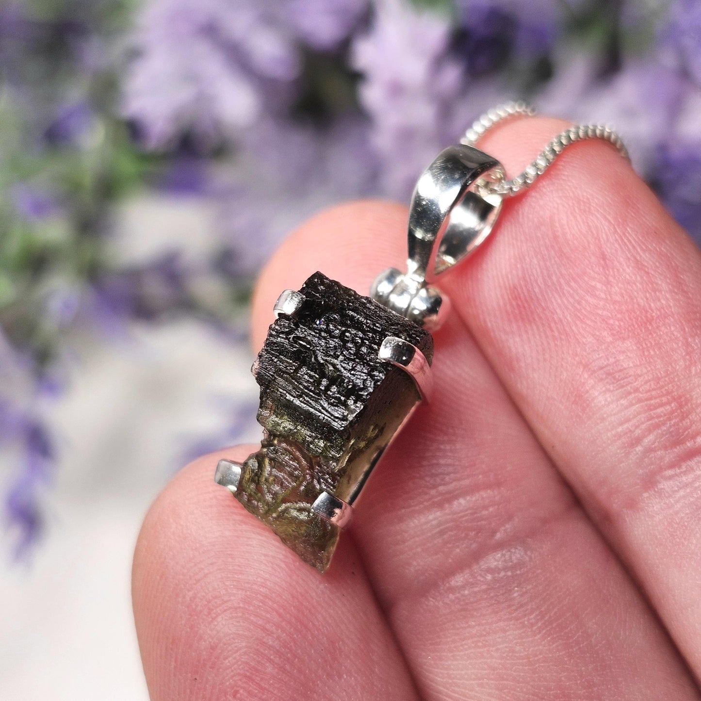 Moldavite Pendant