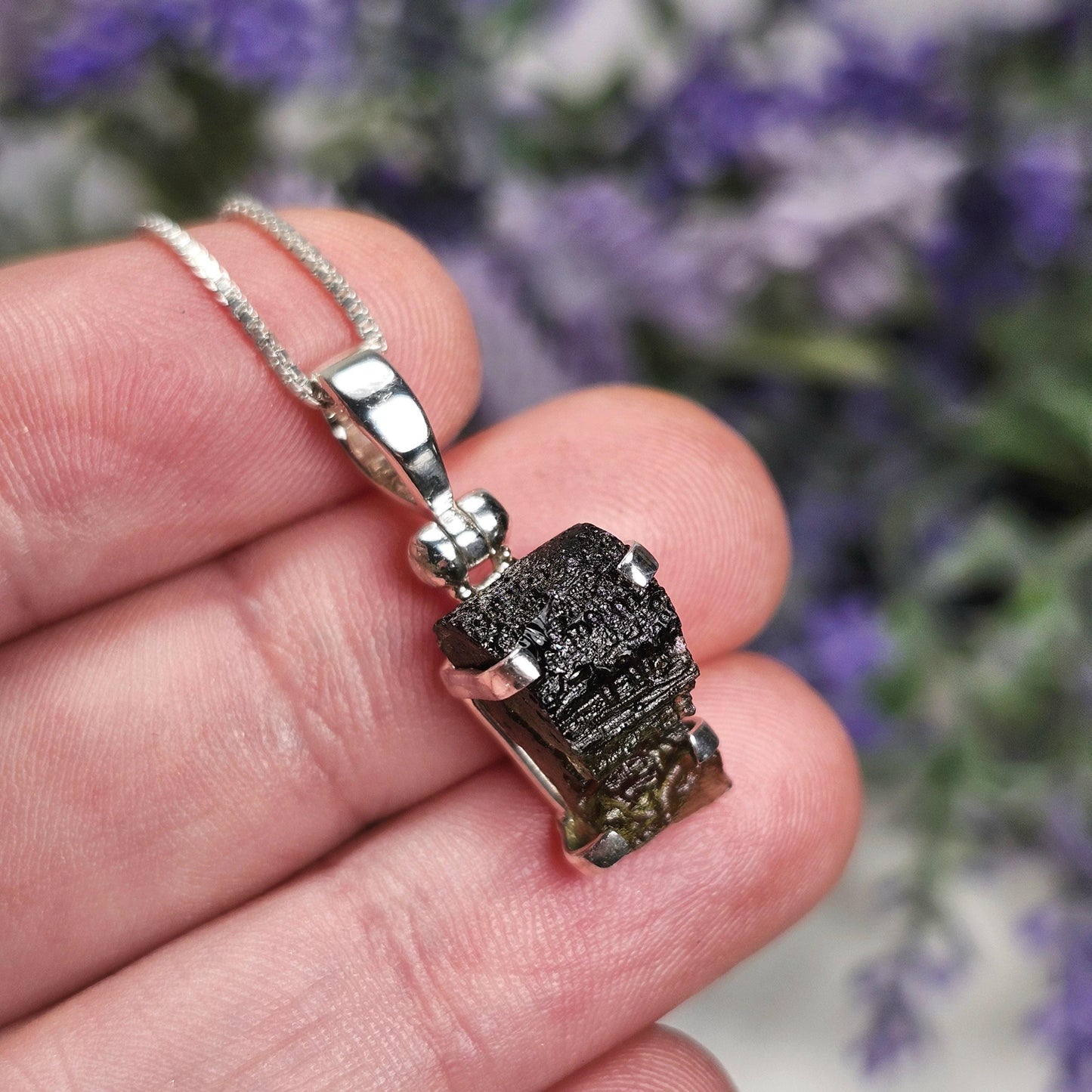 Moldavite Pendant