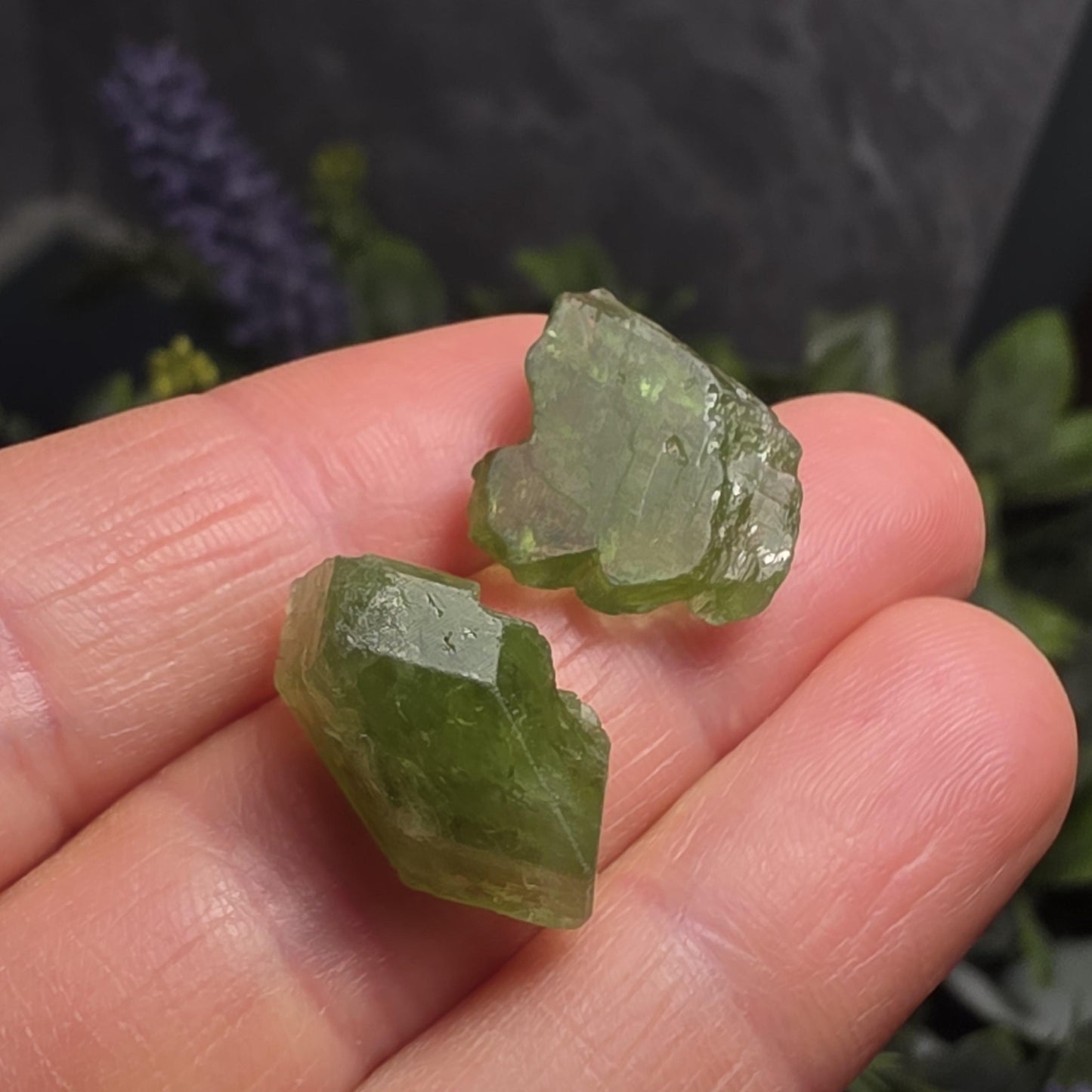 Chrome Diopside Crystal