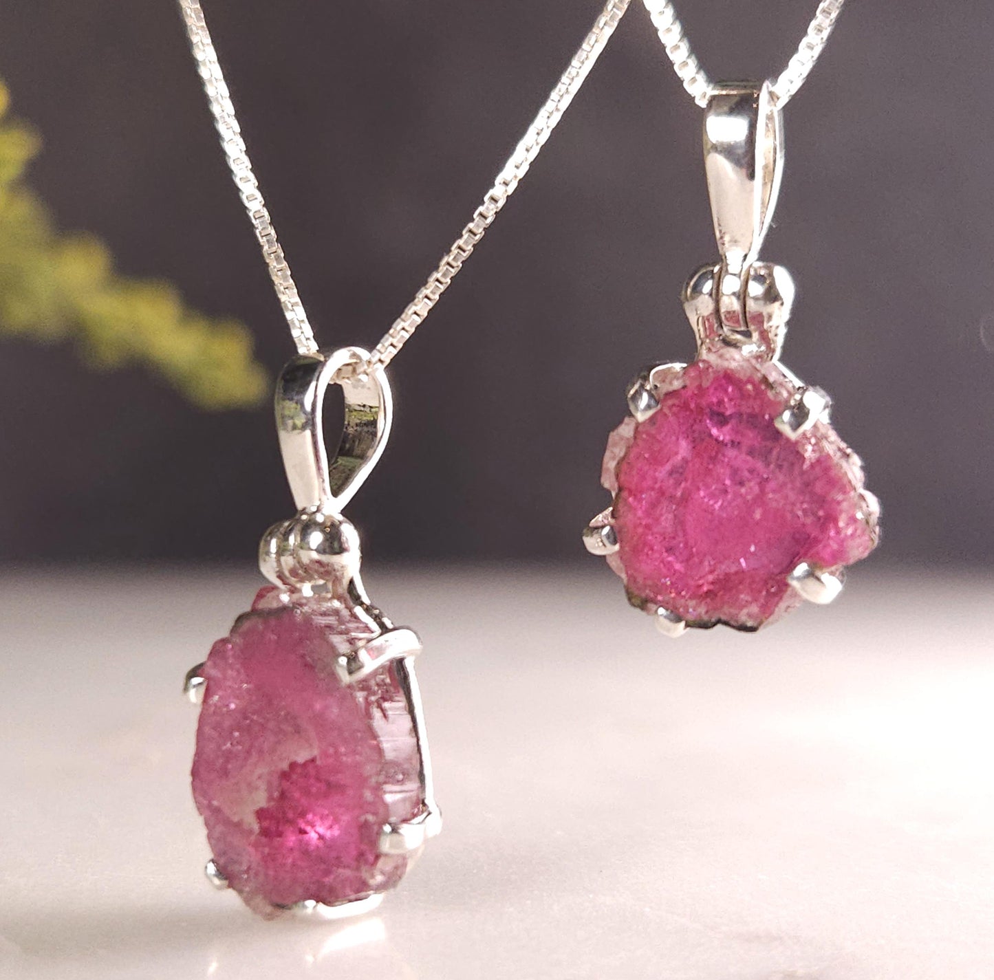 Pink Tourmaline Pendant