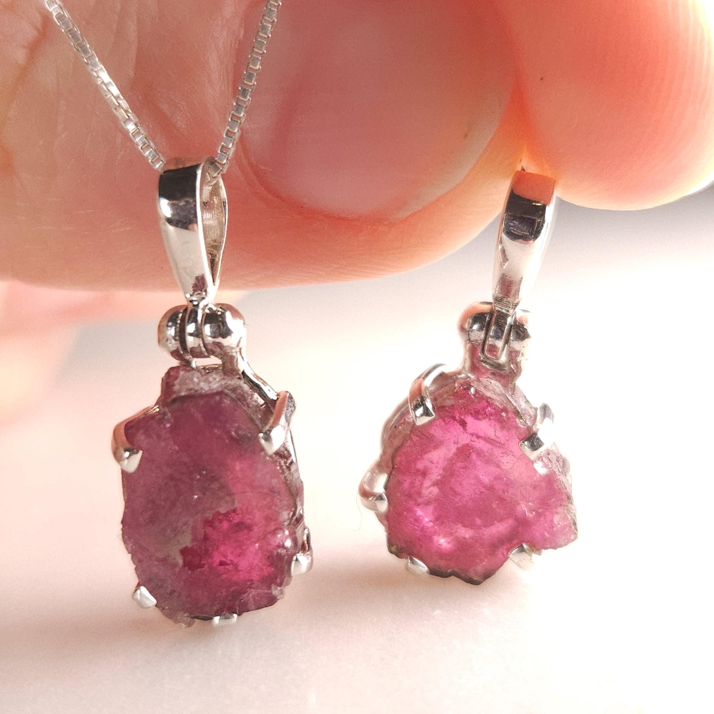 Pink Tourmaline Pendant