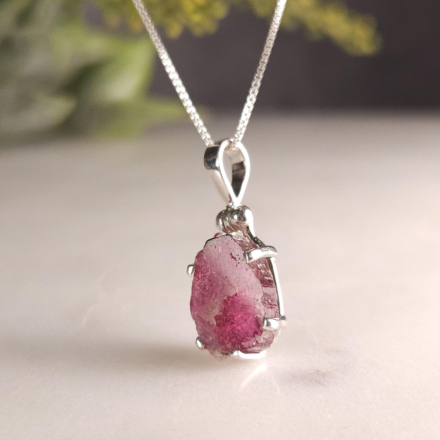 Pink Tourmaline Pendant