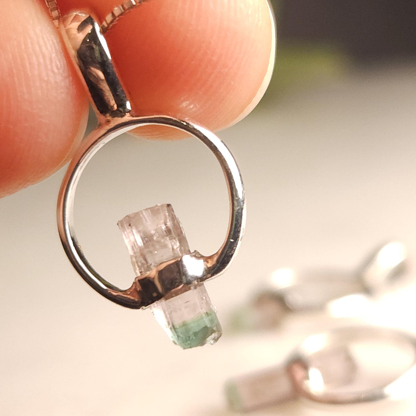 Watermelon Tourmaline Pendant