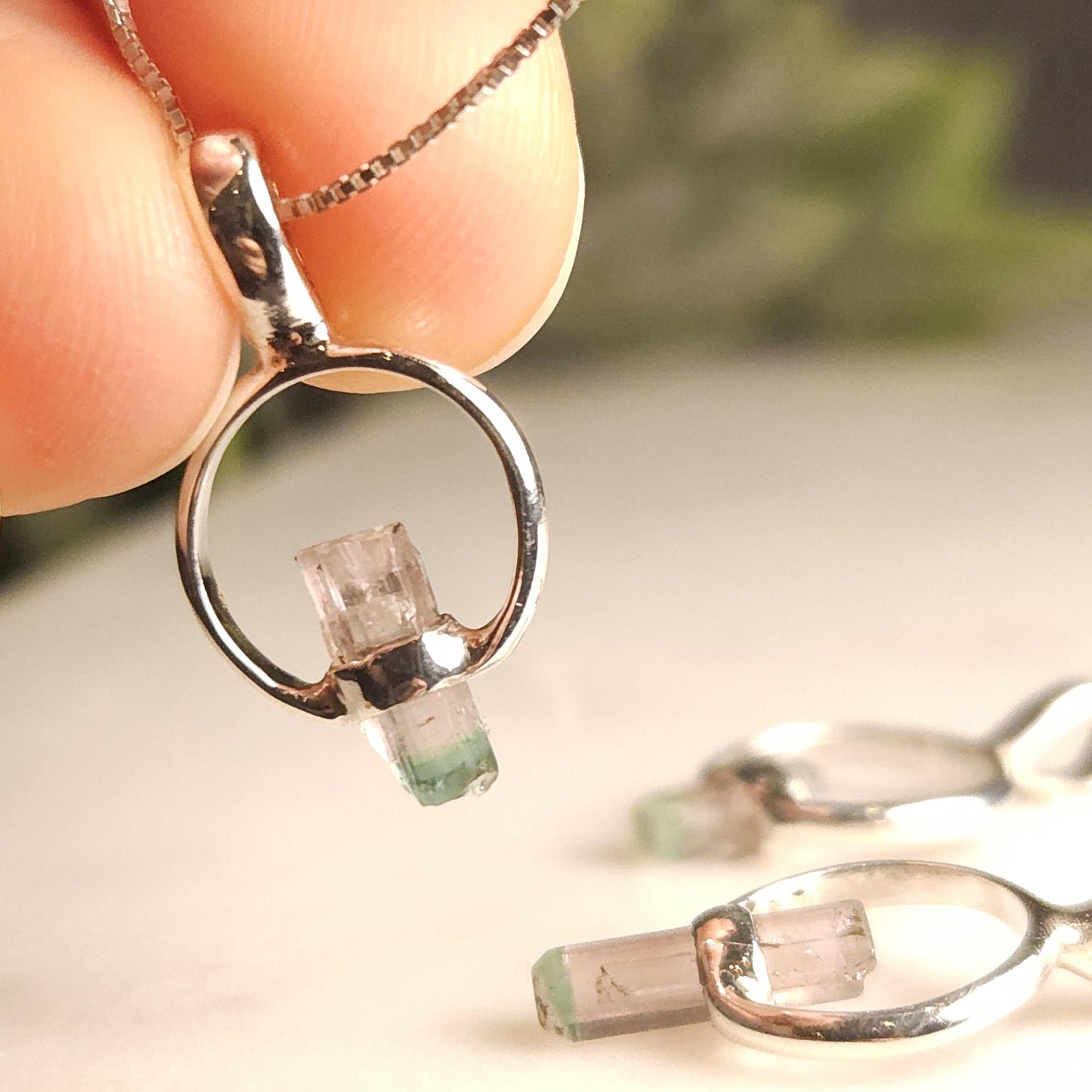 Watermelon Tourmaline Pendant