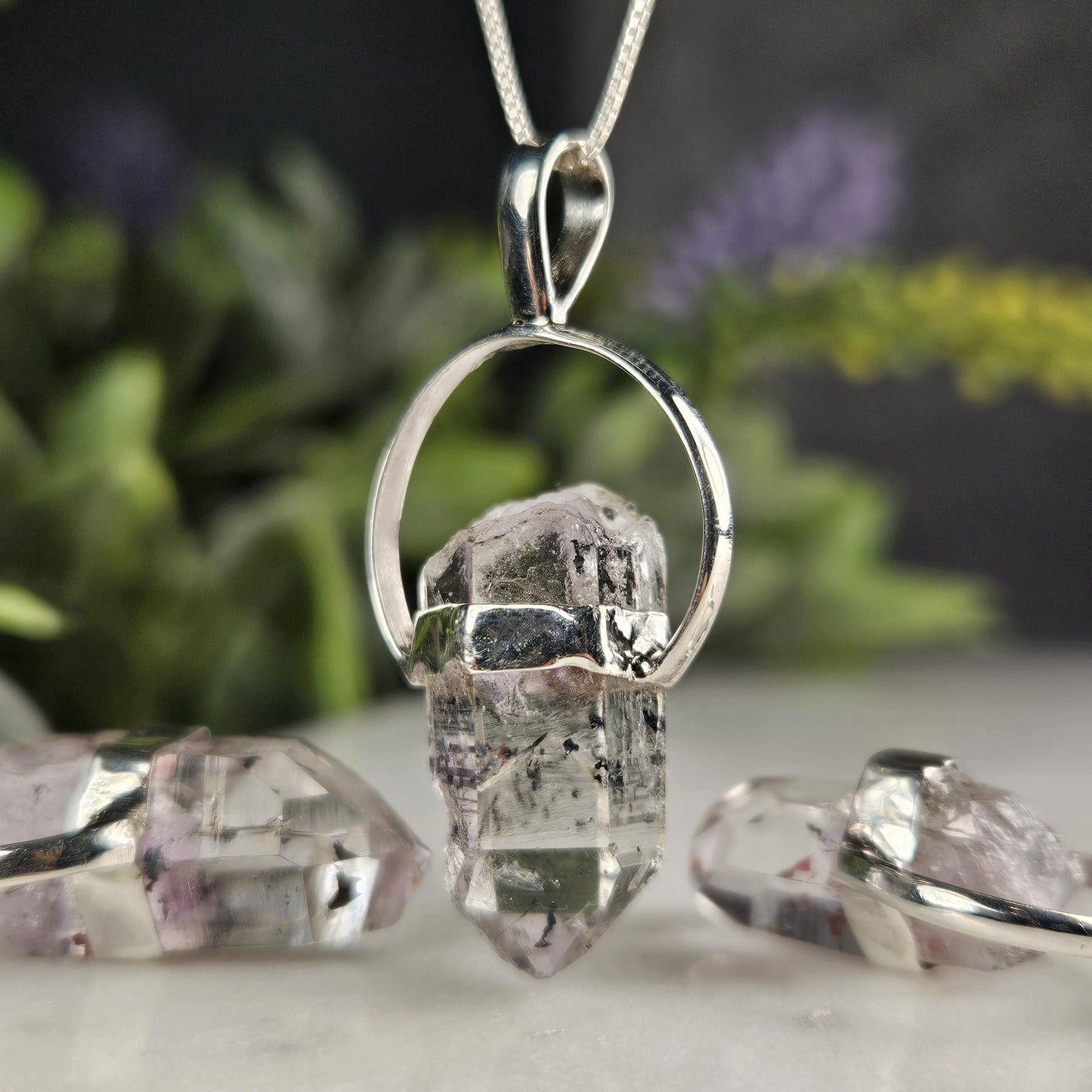 Brandberg Quartz Pendant