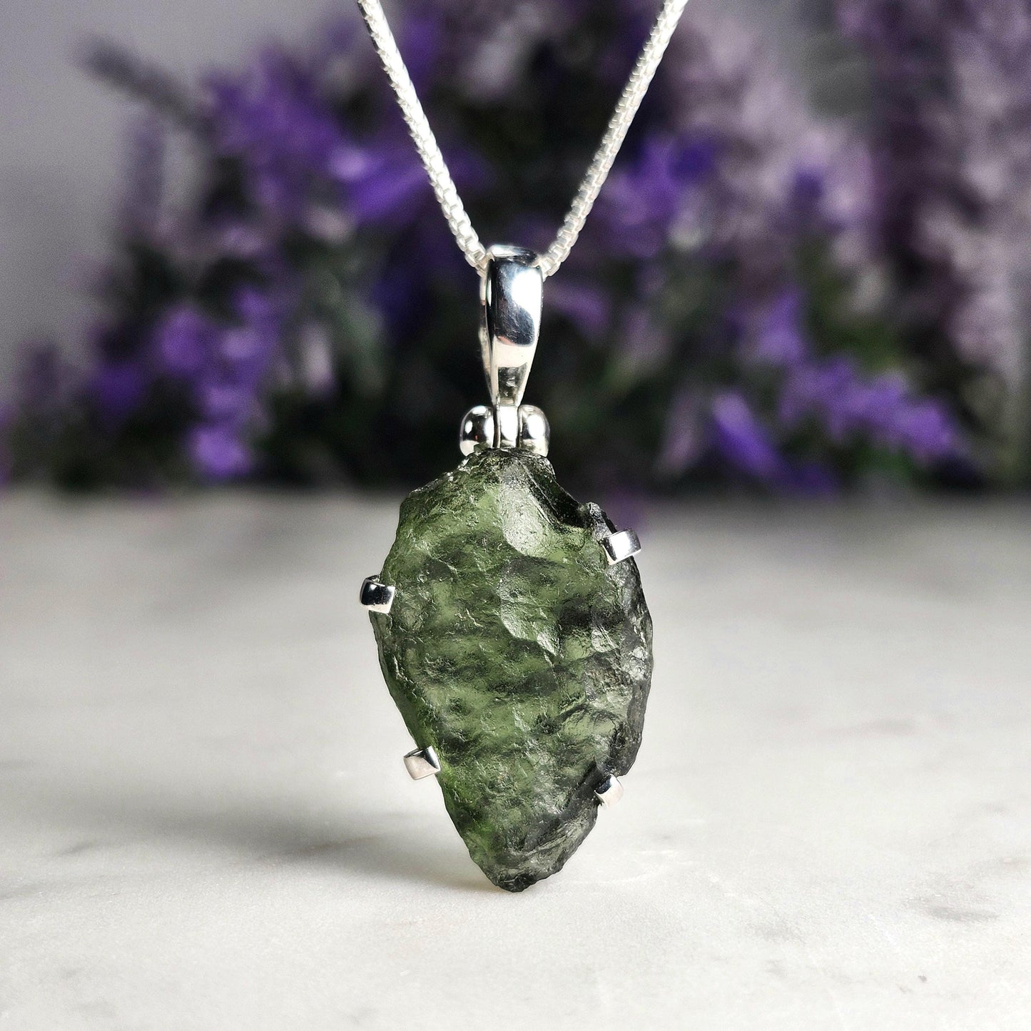 Moldavite Pendant