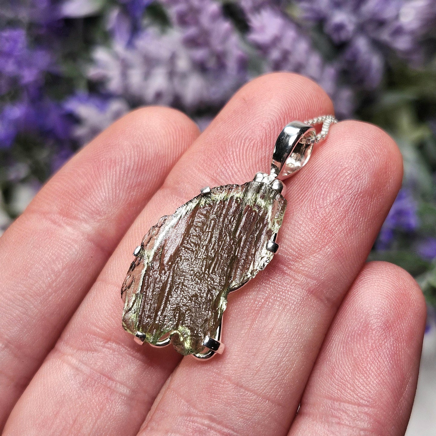 Moldavite Pendant