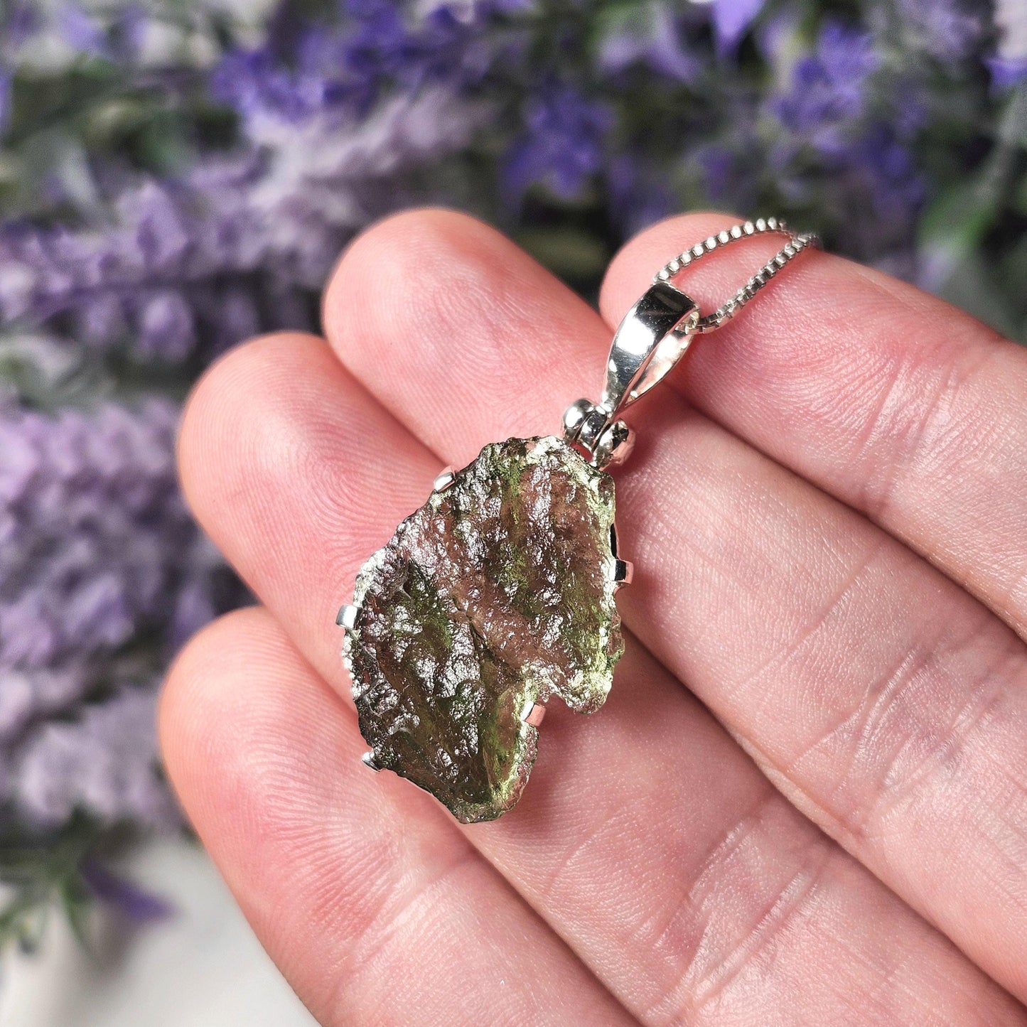 Moldavite Pendant