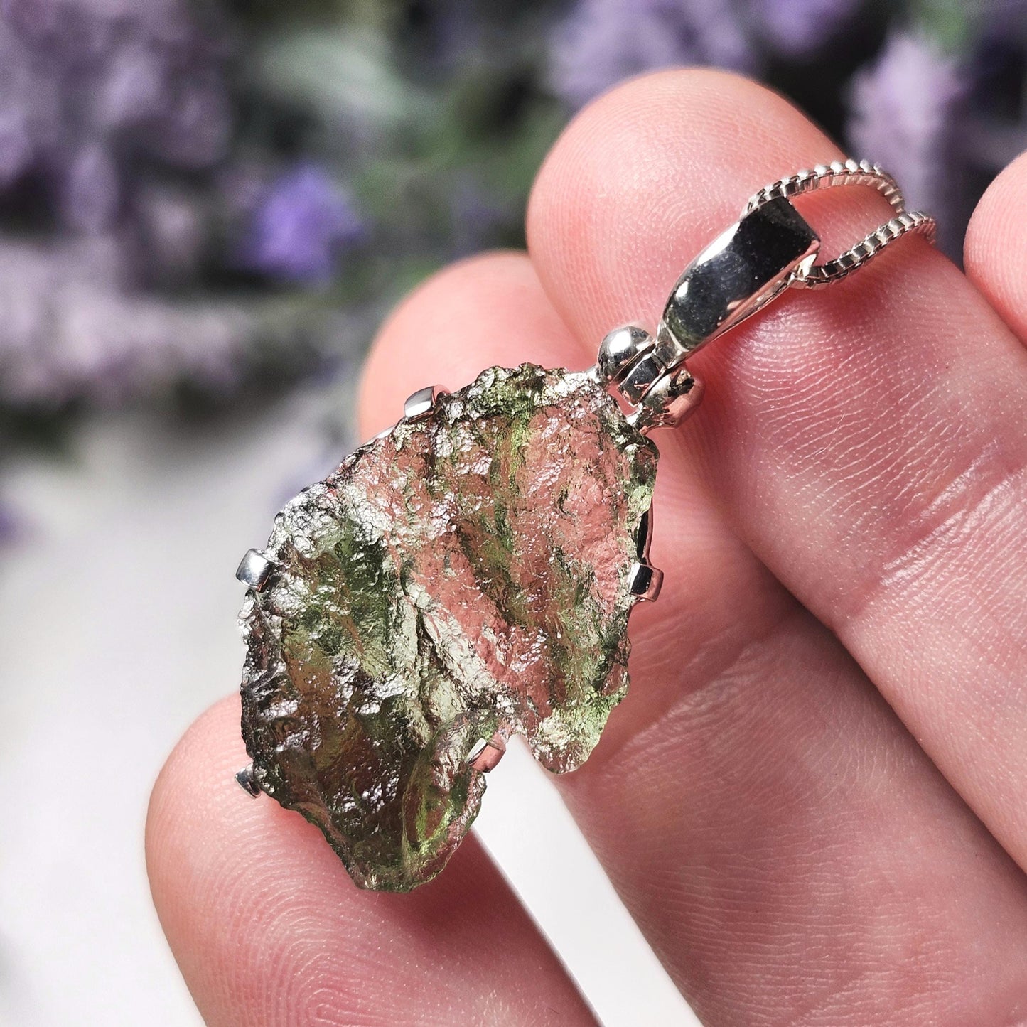 Moldavite Pendant