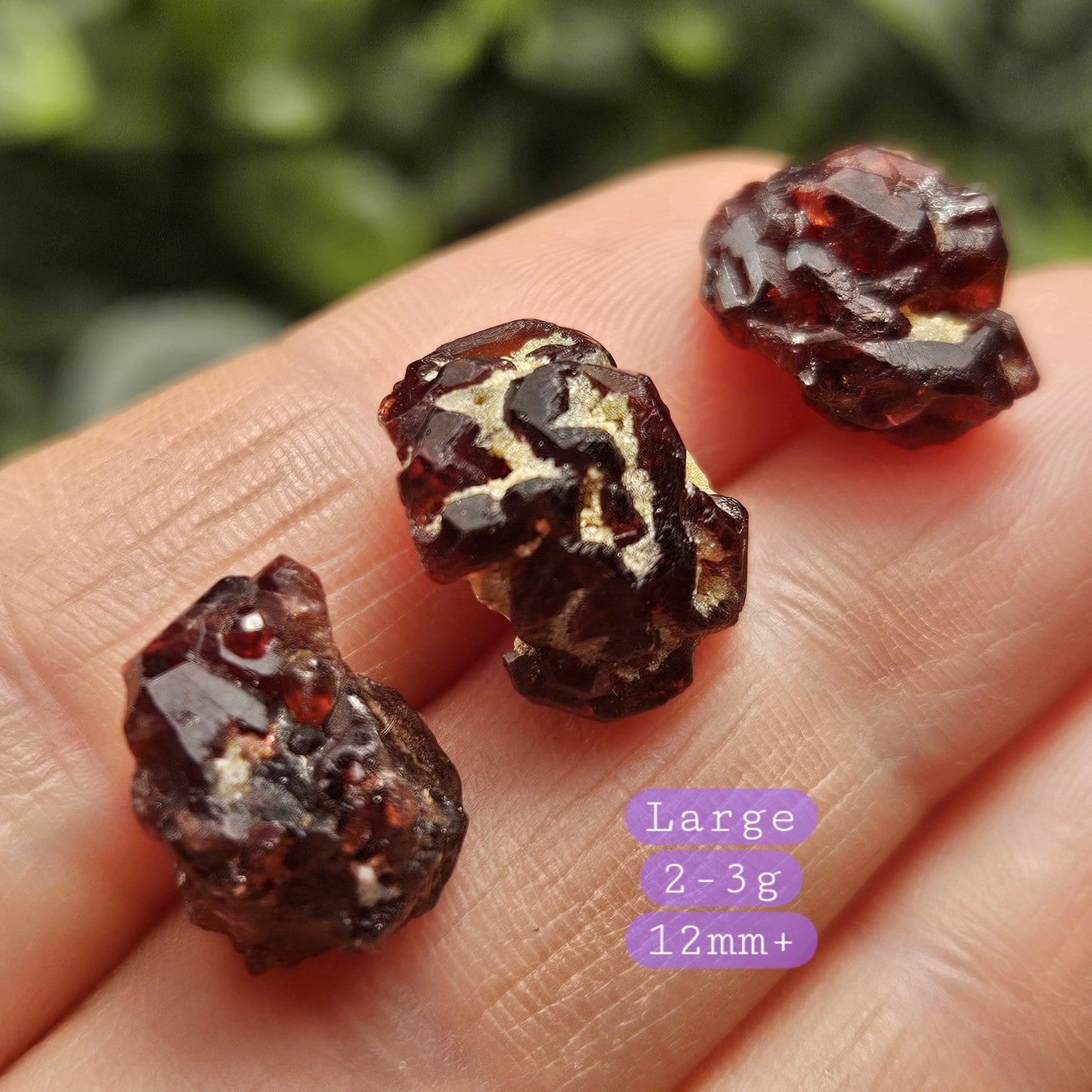 Etched Garnet Crystal