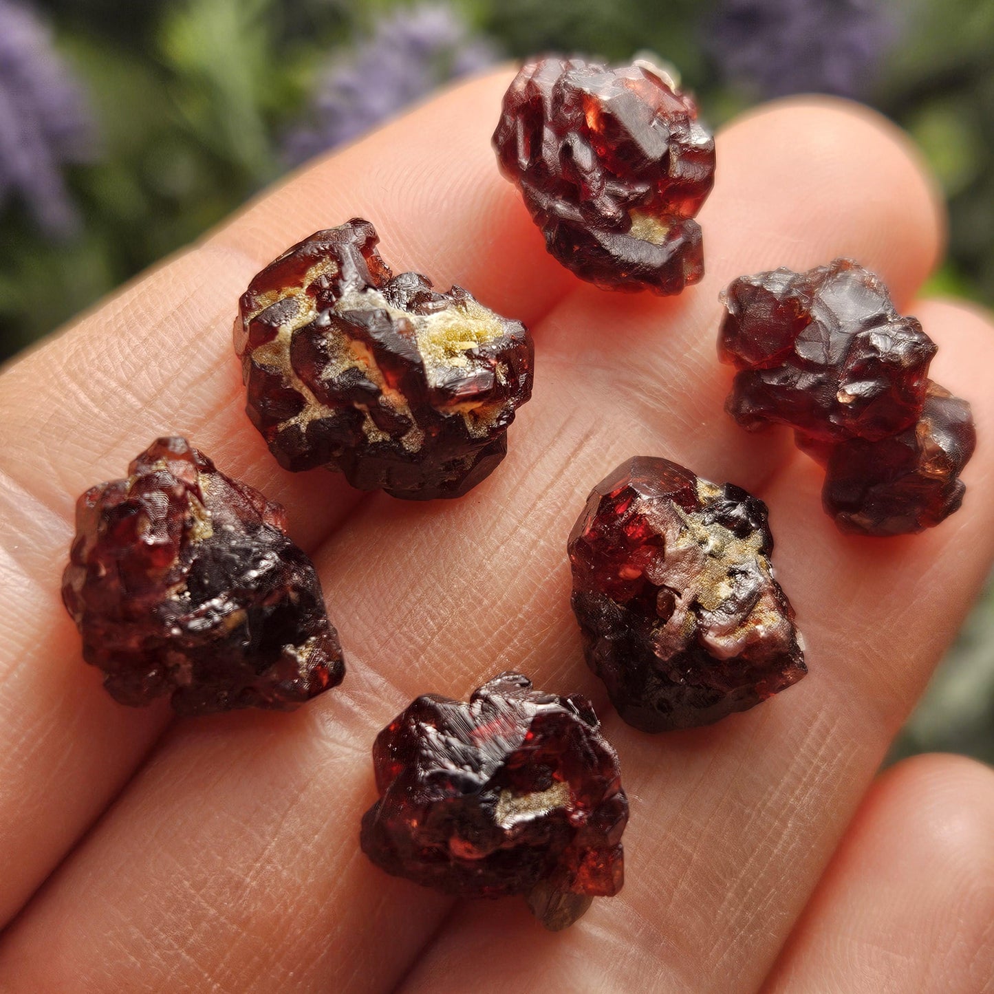 Etched Garnet Crystal