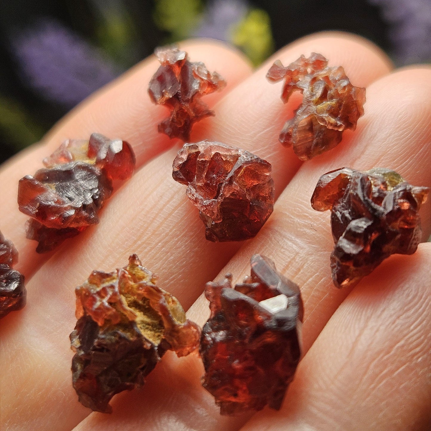 Etched Garnet Crystal